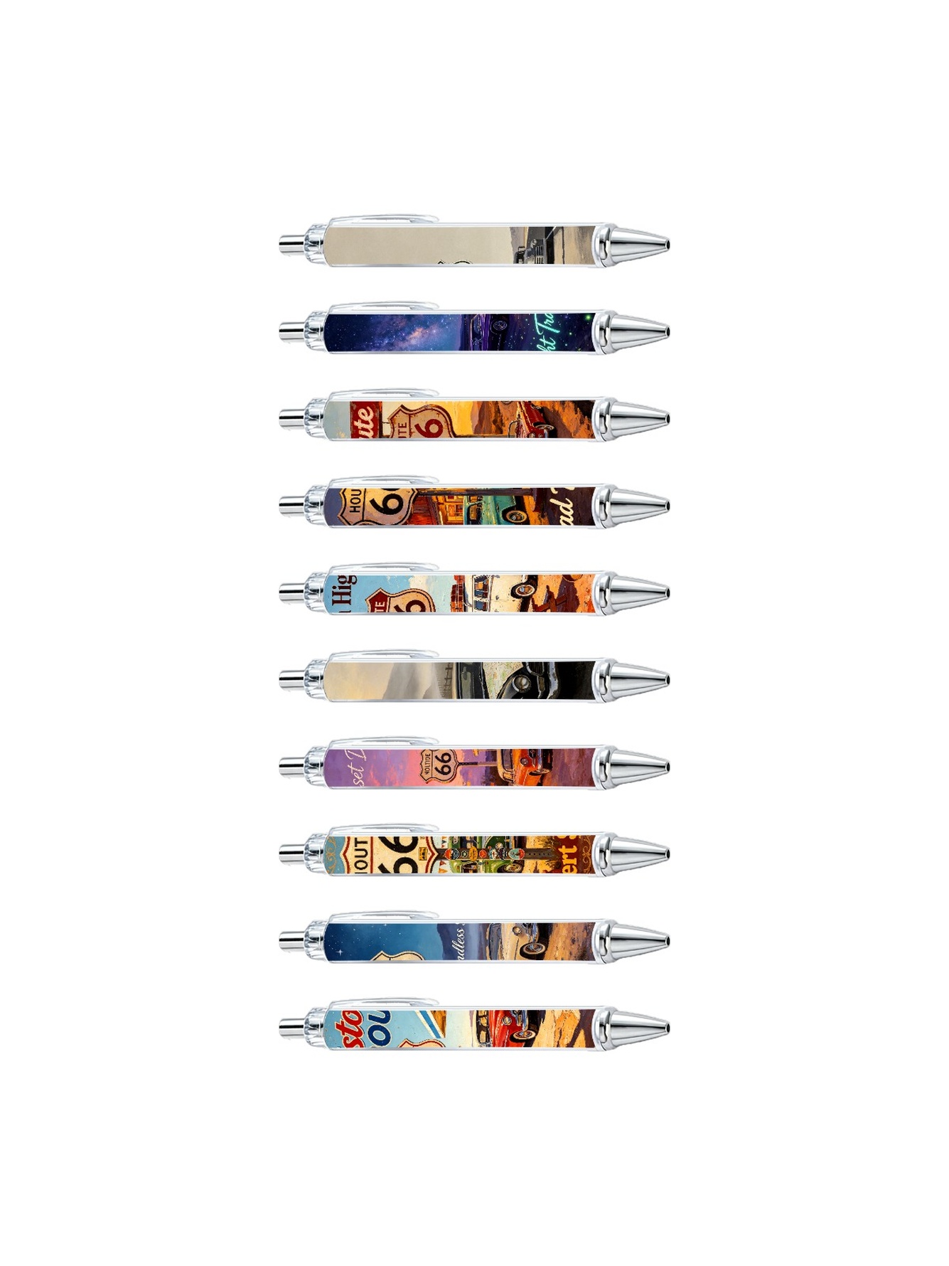 Style Gel Pens, Elements, Black Ink - 10-Pack