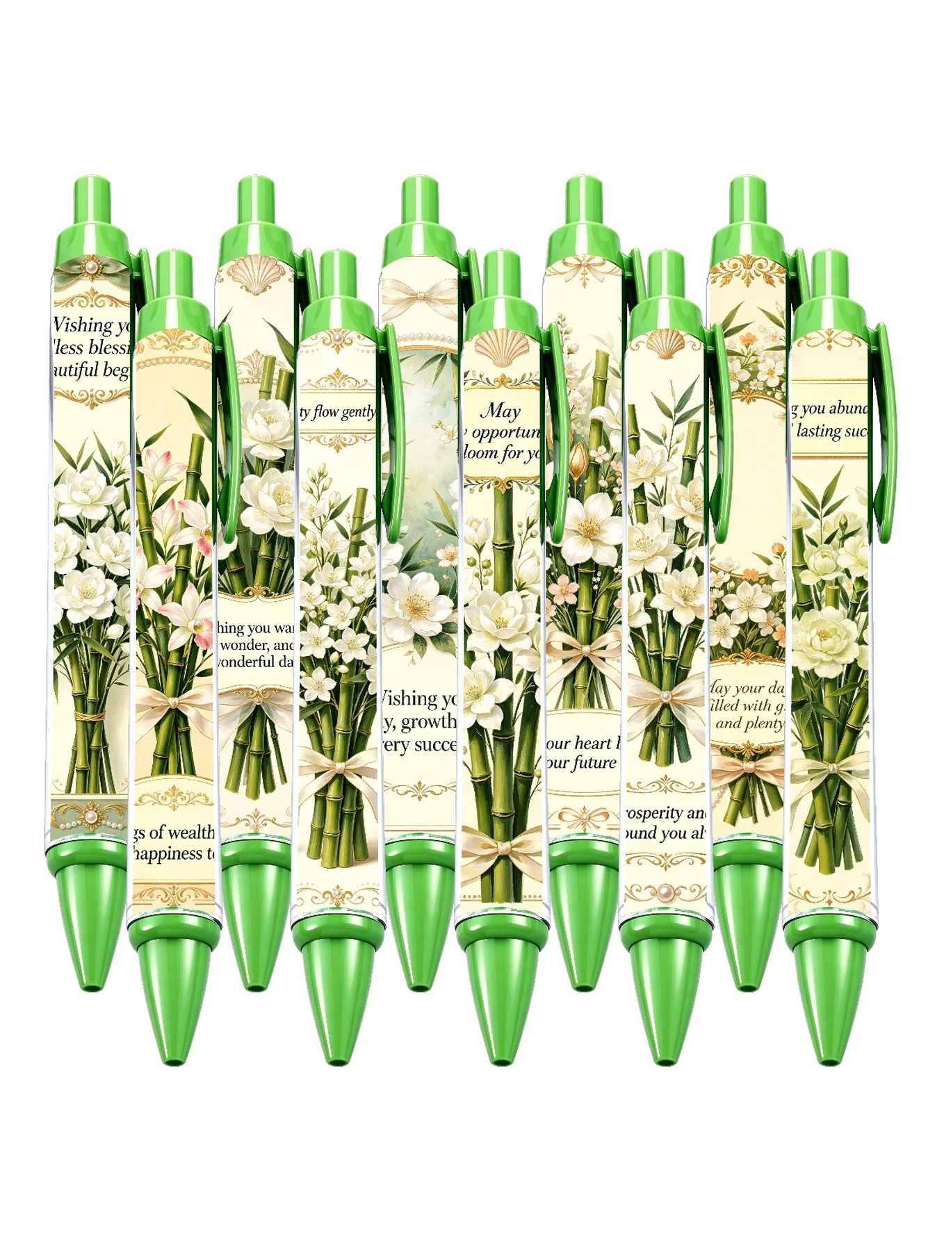 Daisy Pen, Yellow Peaceful Joy - 10-Pack
