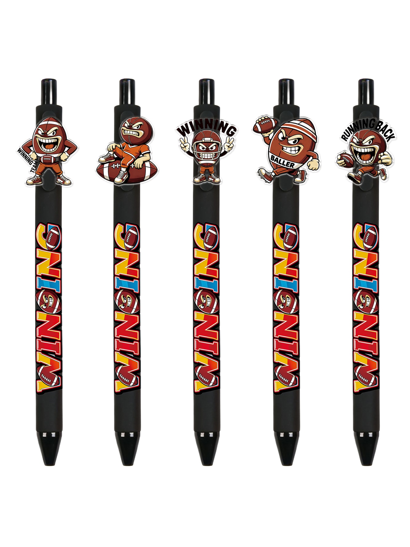 American Football Series Ballpoint Pens - 10-Pack