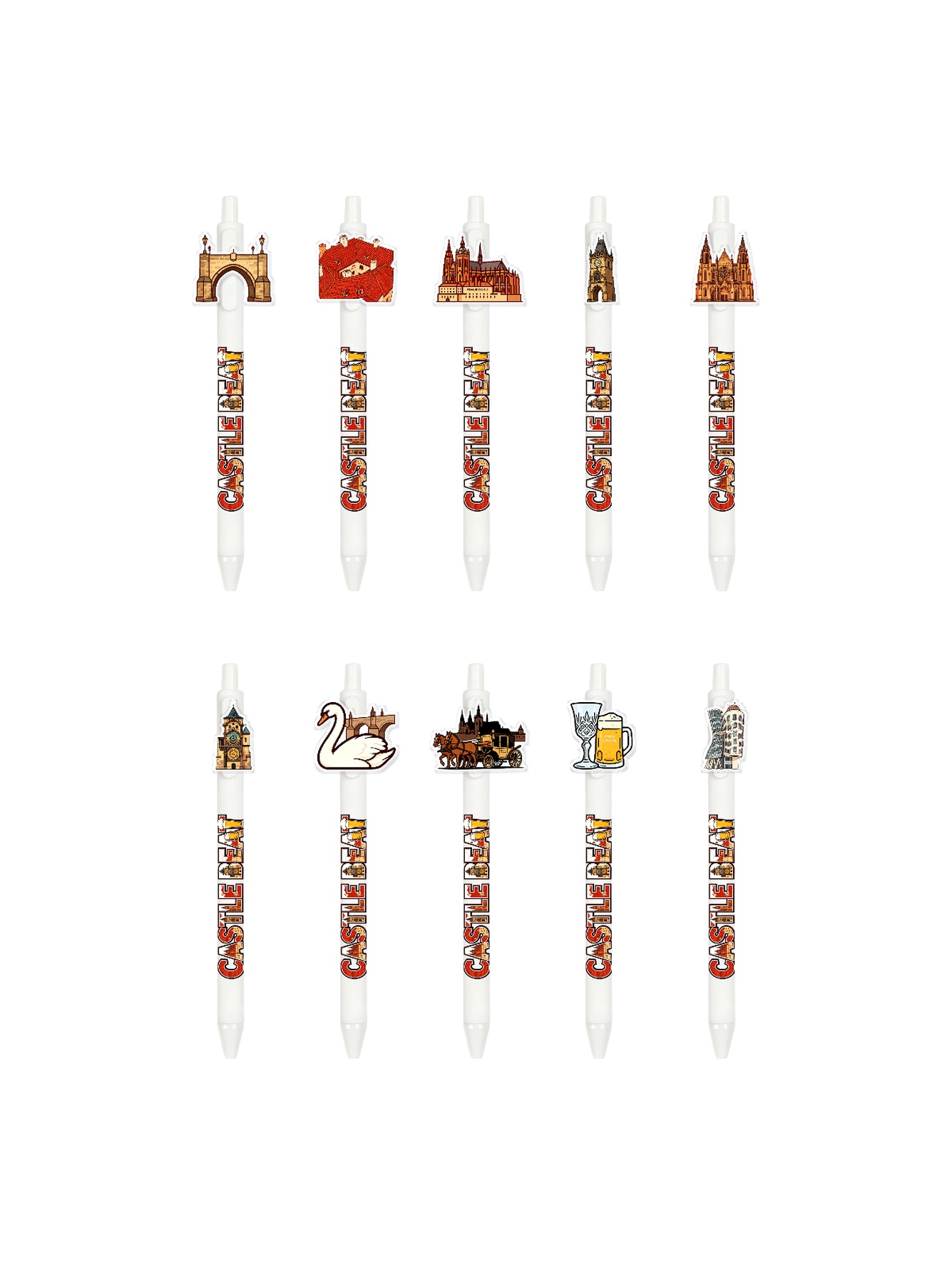 Multi Graphic Ballpoint Pens