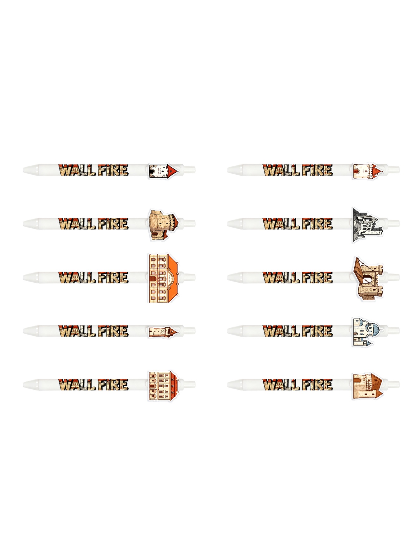 Multi Graphic Ballpoint Pens