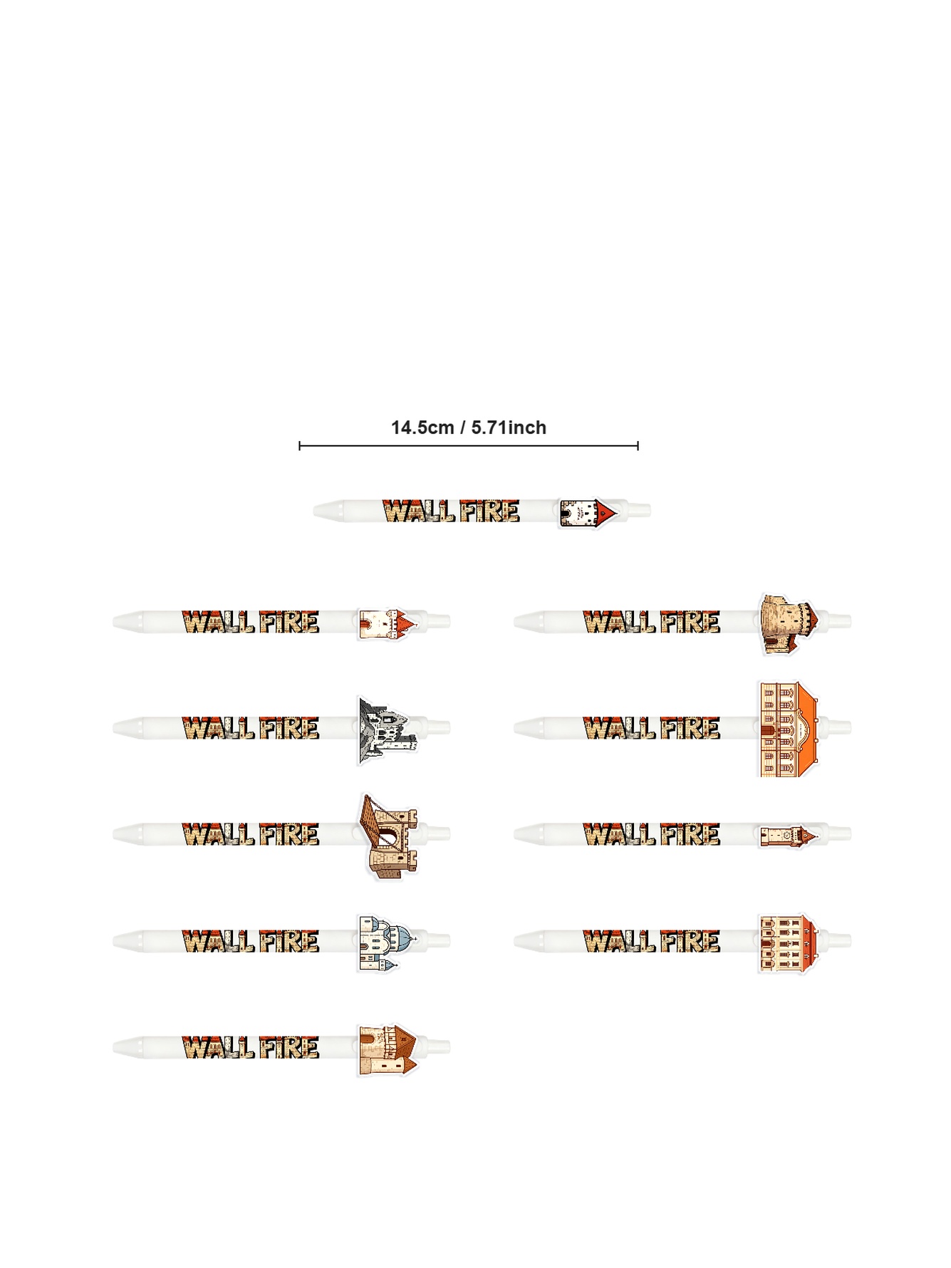 Multi Graphic Ballpoint Pens