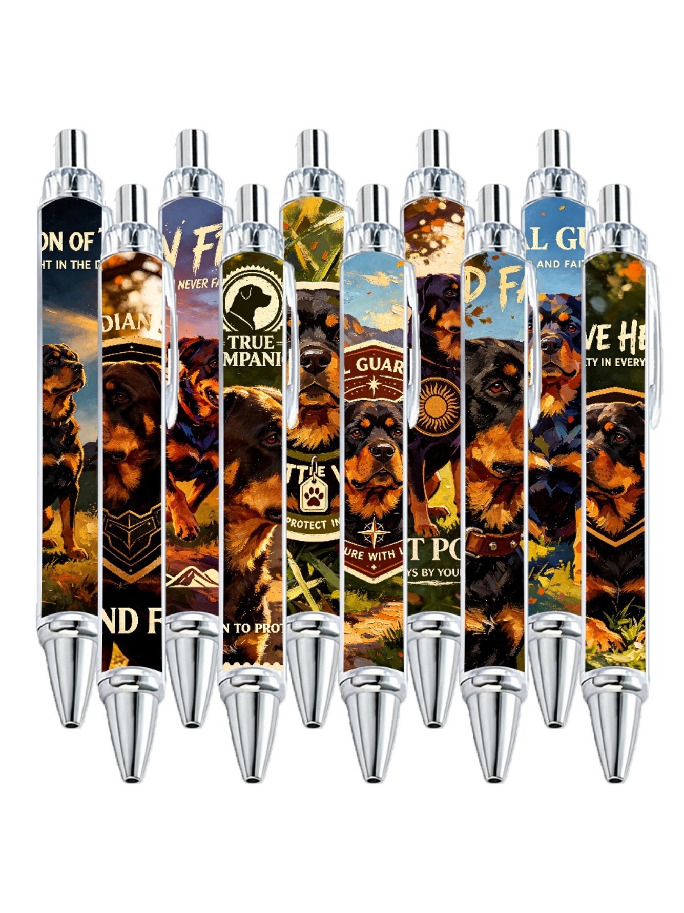 Multi Graphic Print Ballpoint Pens