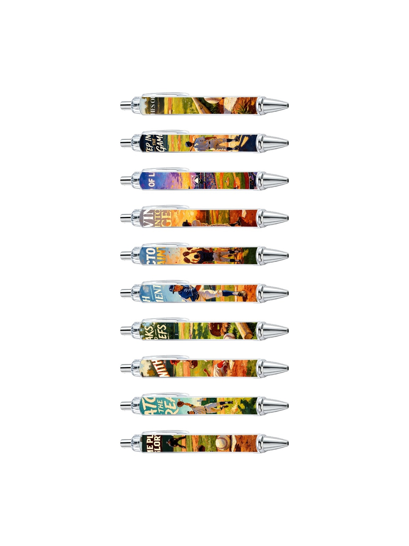 Multi Graphic Print Ballpoint Pens