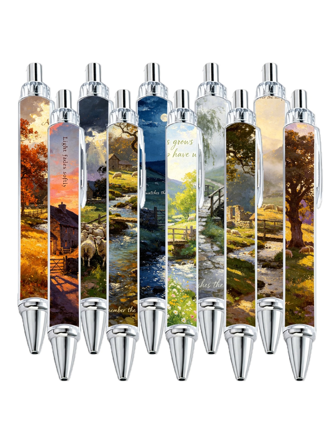 Multi Scenic Ballpoint Pens