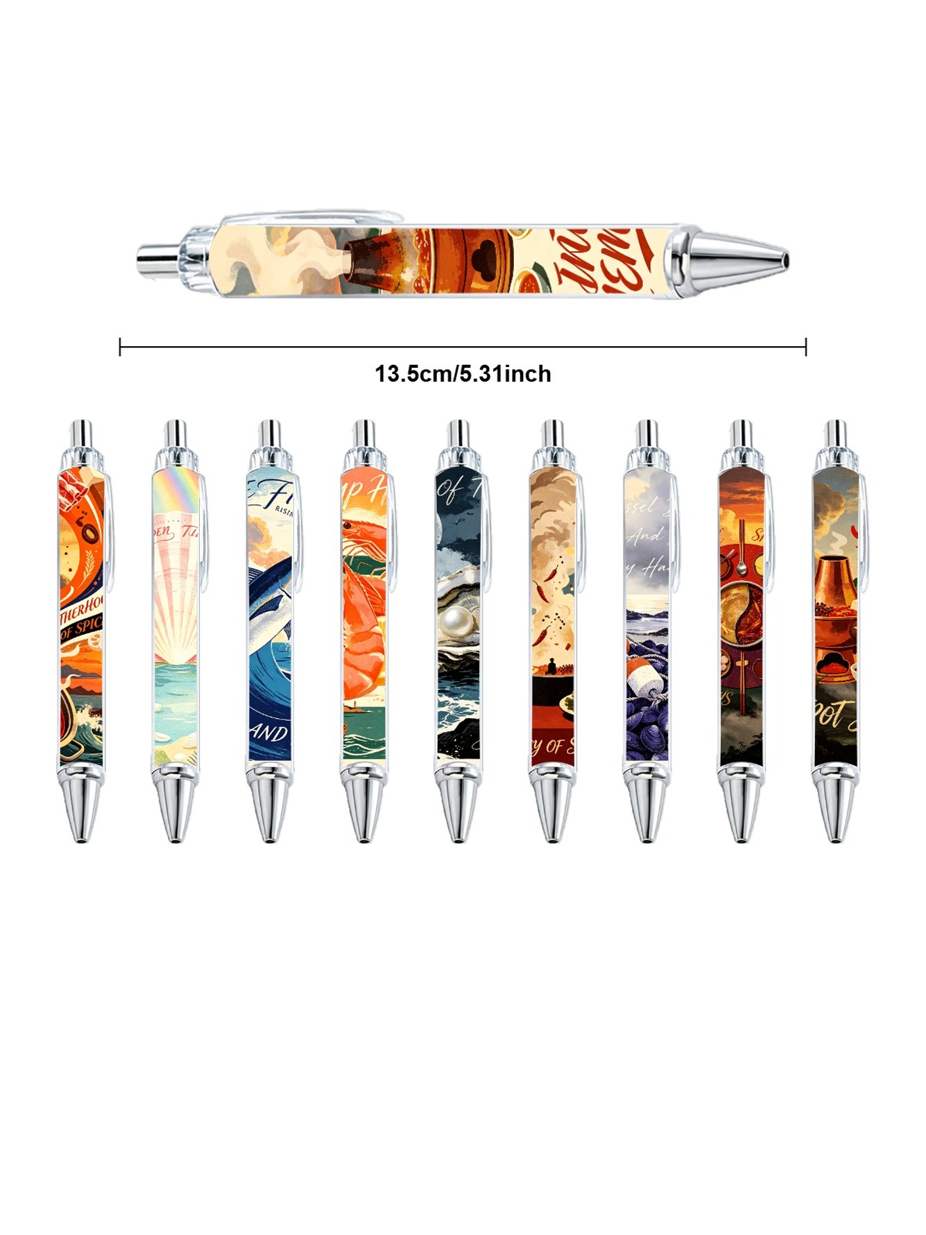 Multi Graphic Ballpoint Pens
