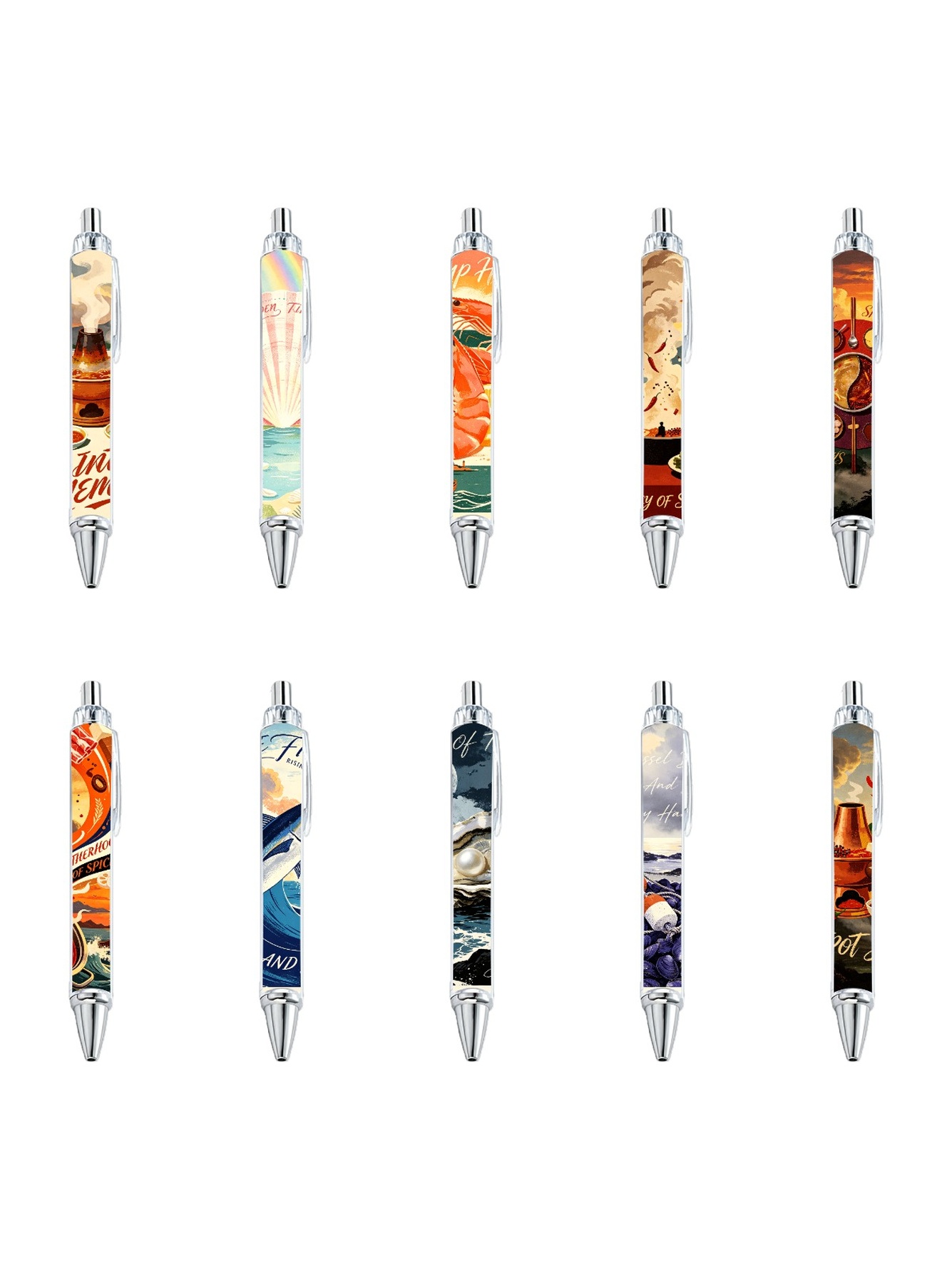 Multi Graphic Ballpoint Pens