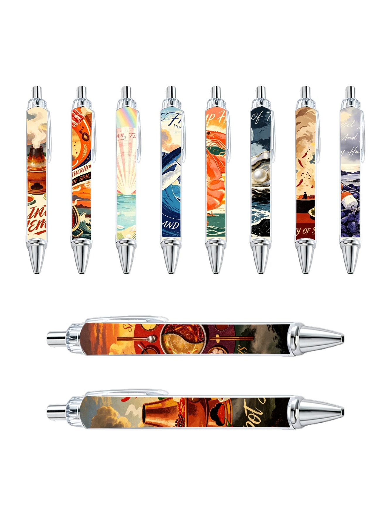 Multi Graphic Ballpoint Pens