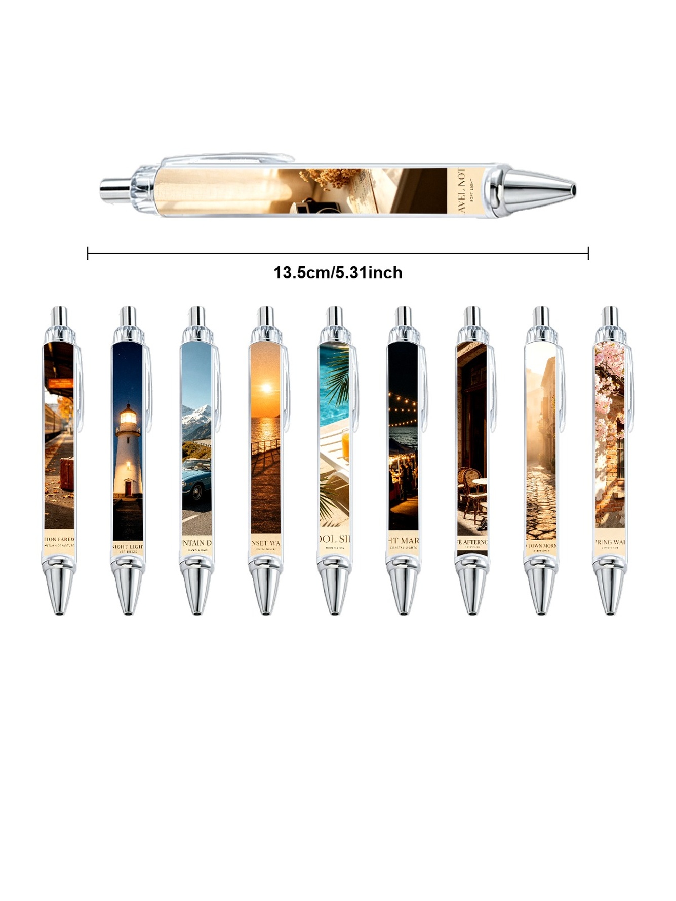 Multi Scenic Ballpoint Pens