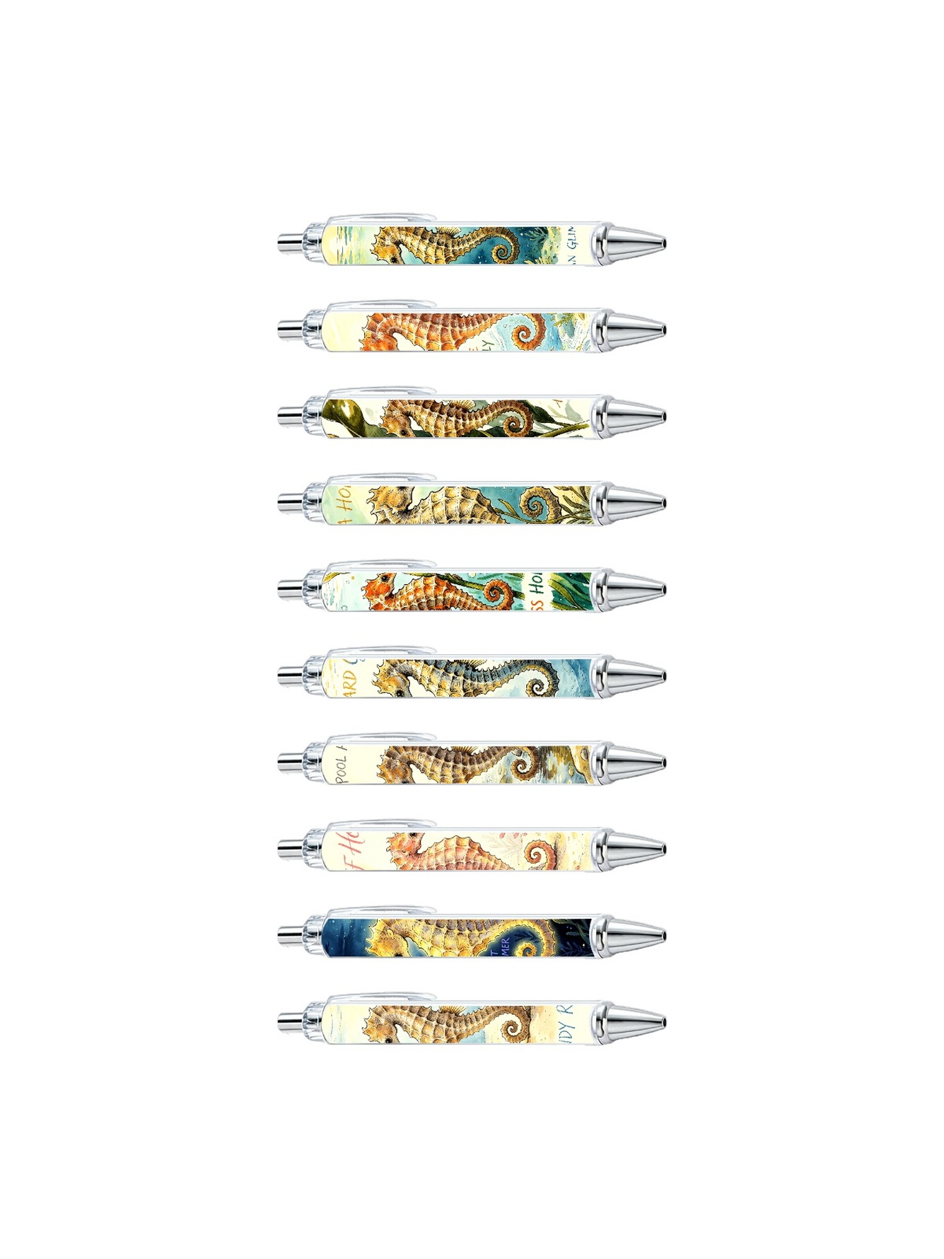 Multi Graphic Print Ballpoint Pens