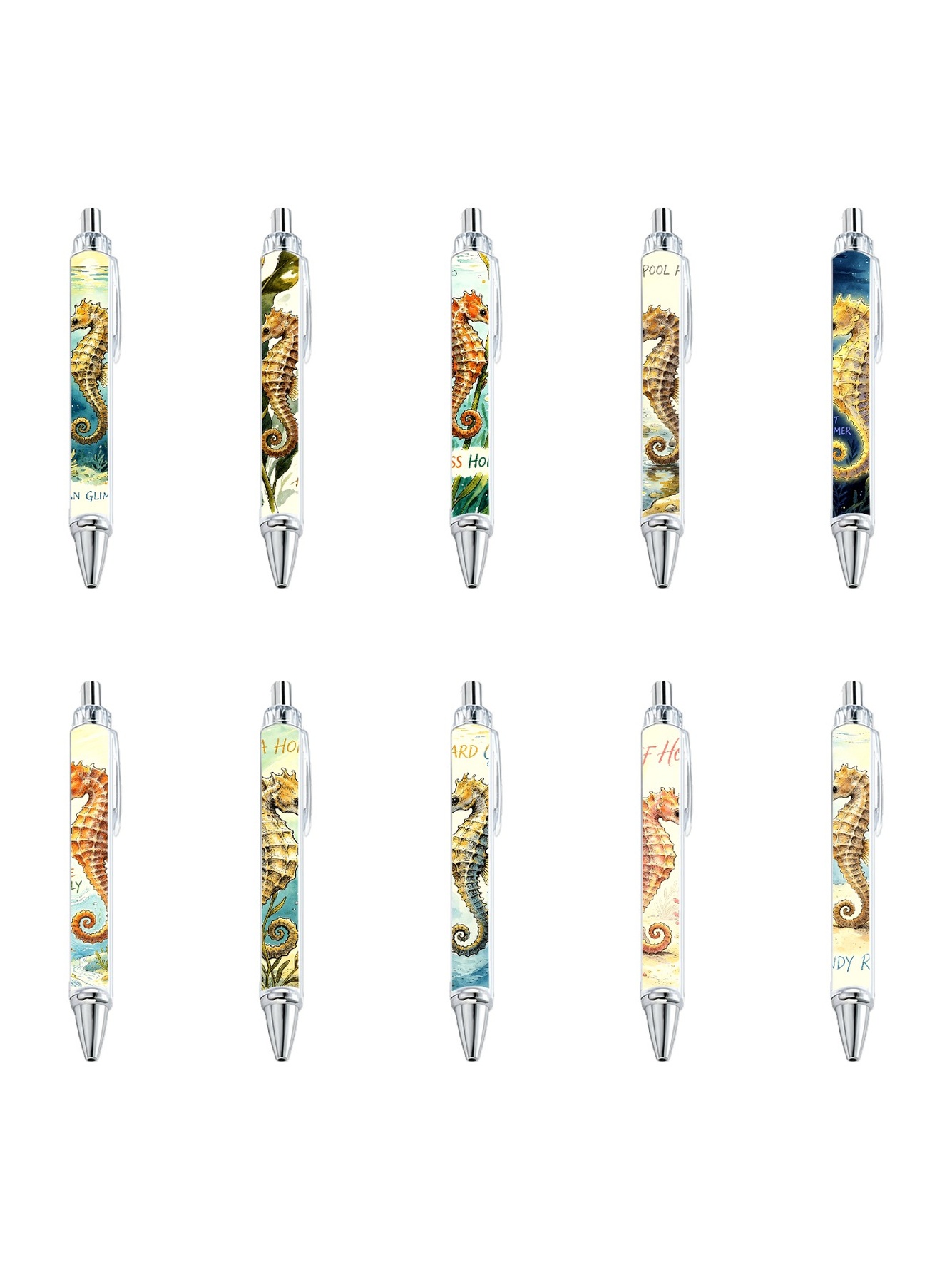 Multi Graphic Print Ballpoint Pens