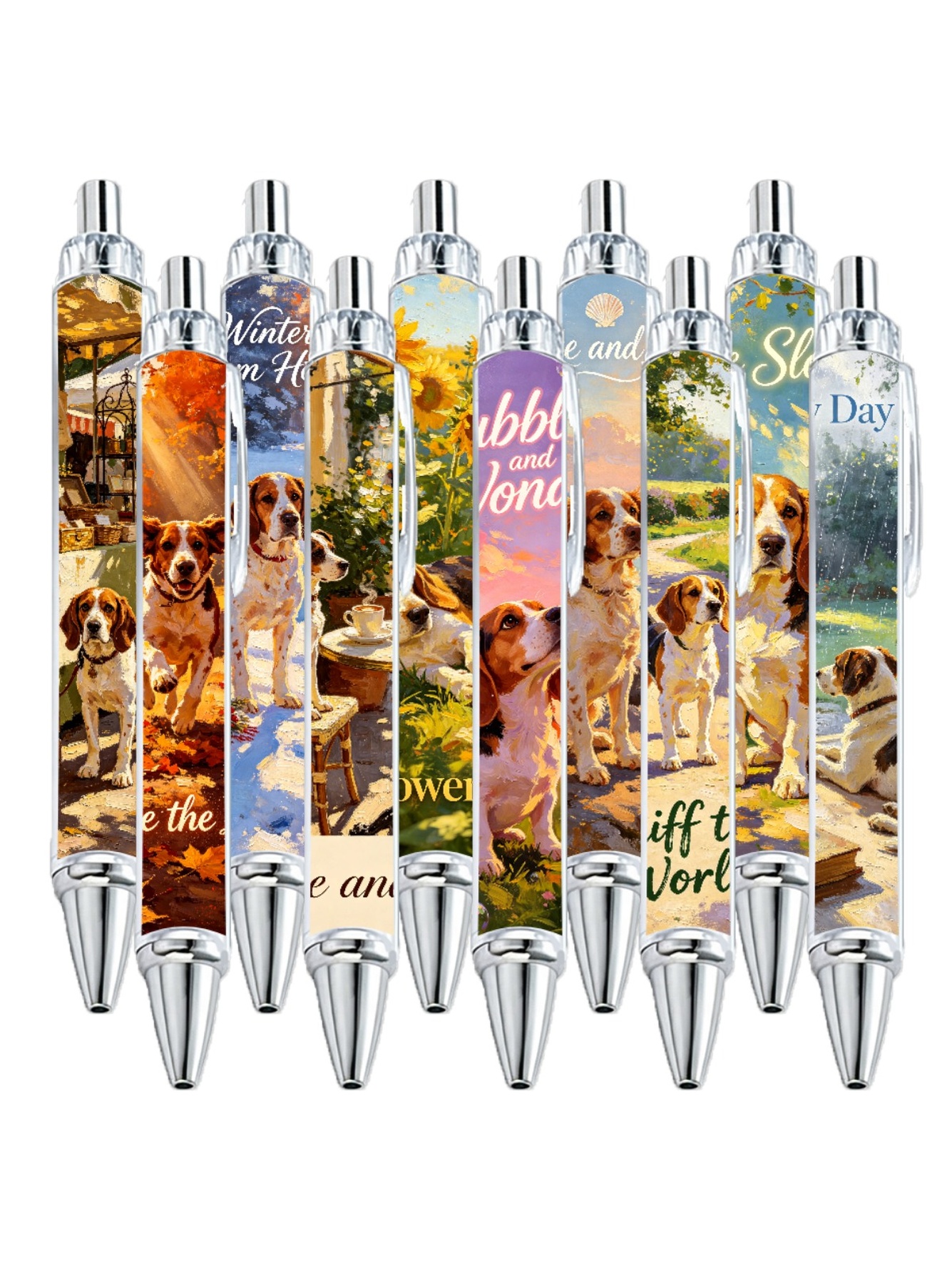 Multi Animal Print Ballpoint Pens