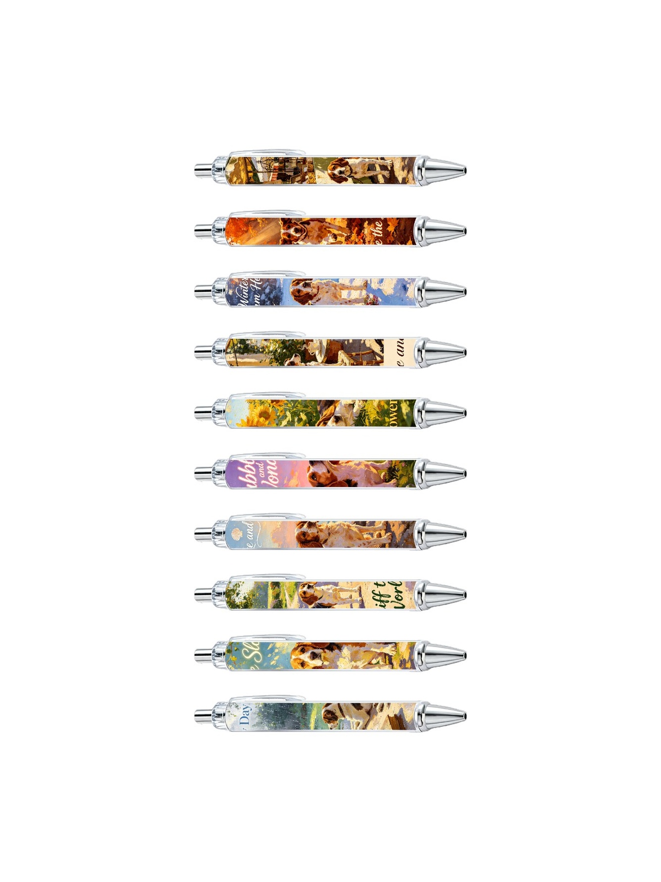 Multi Animal Print Ballpoint Pens