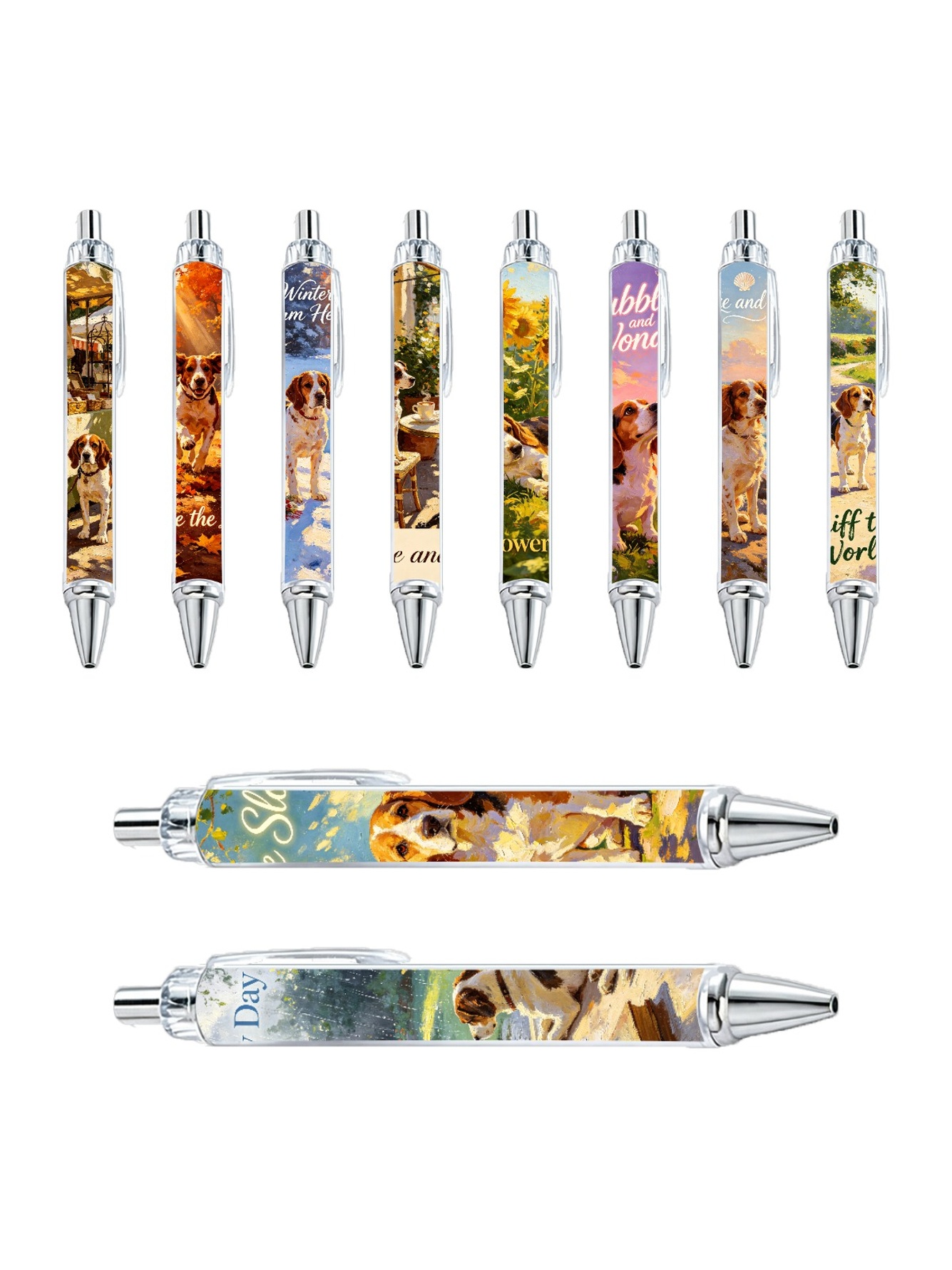Multi Animal Print Ballpoint Pens