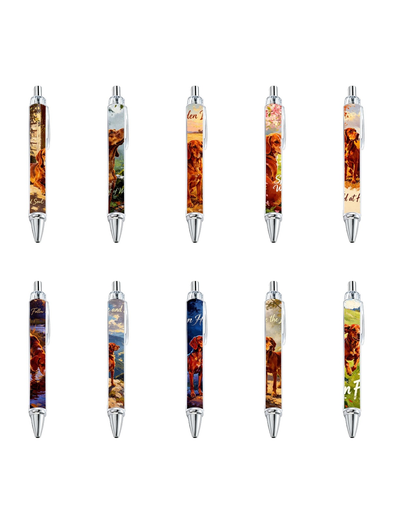 Hound Watch Ballpoint Pens - 10-Pack