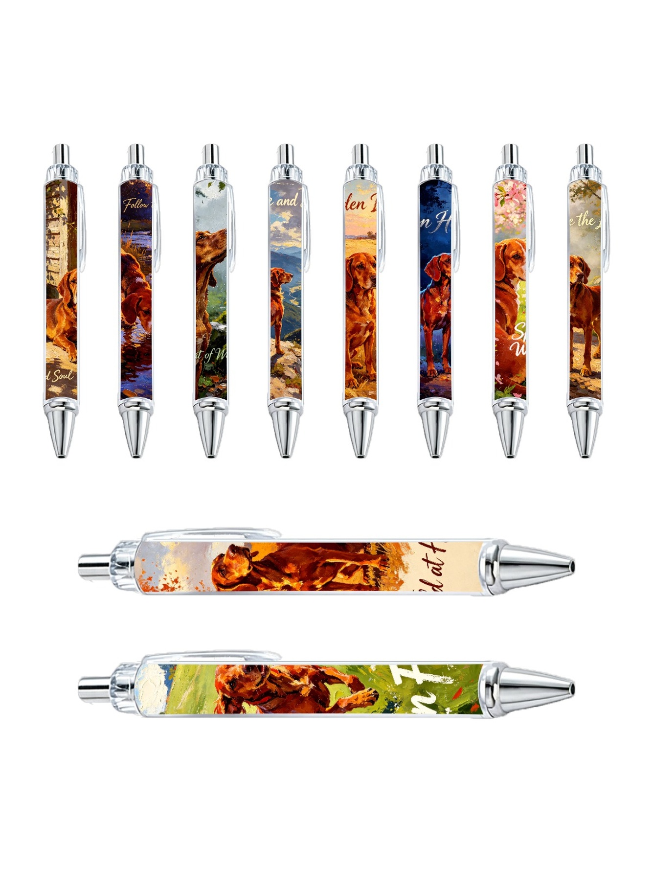 Hound Watch Ballpoint Pens - 10-Pack