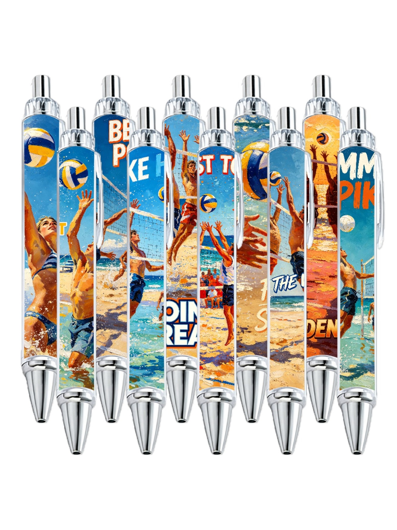 Multi Graphic Print Ballpoint Pens