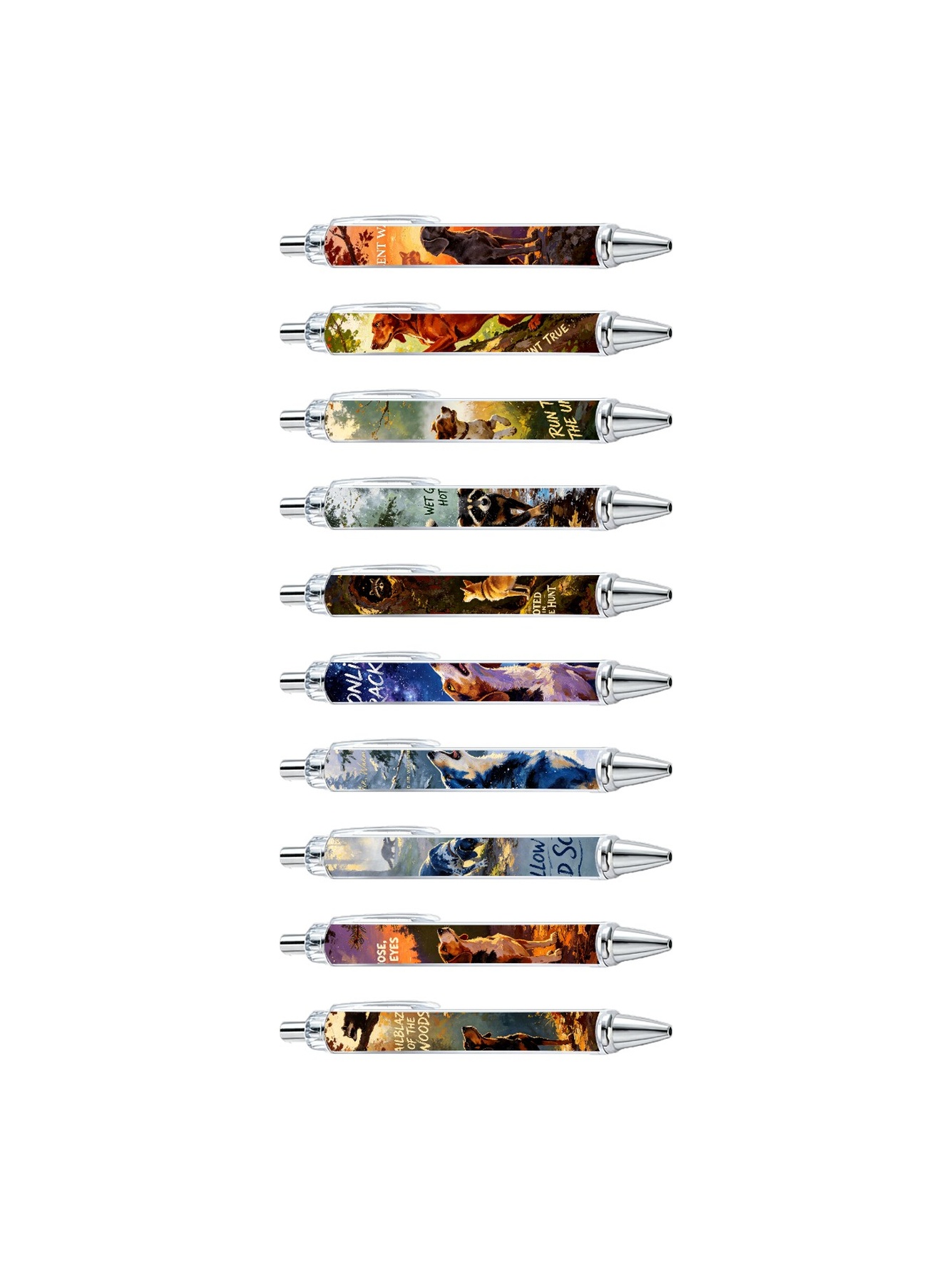 Multi Animal Print Ballpoint Pens