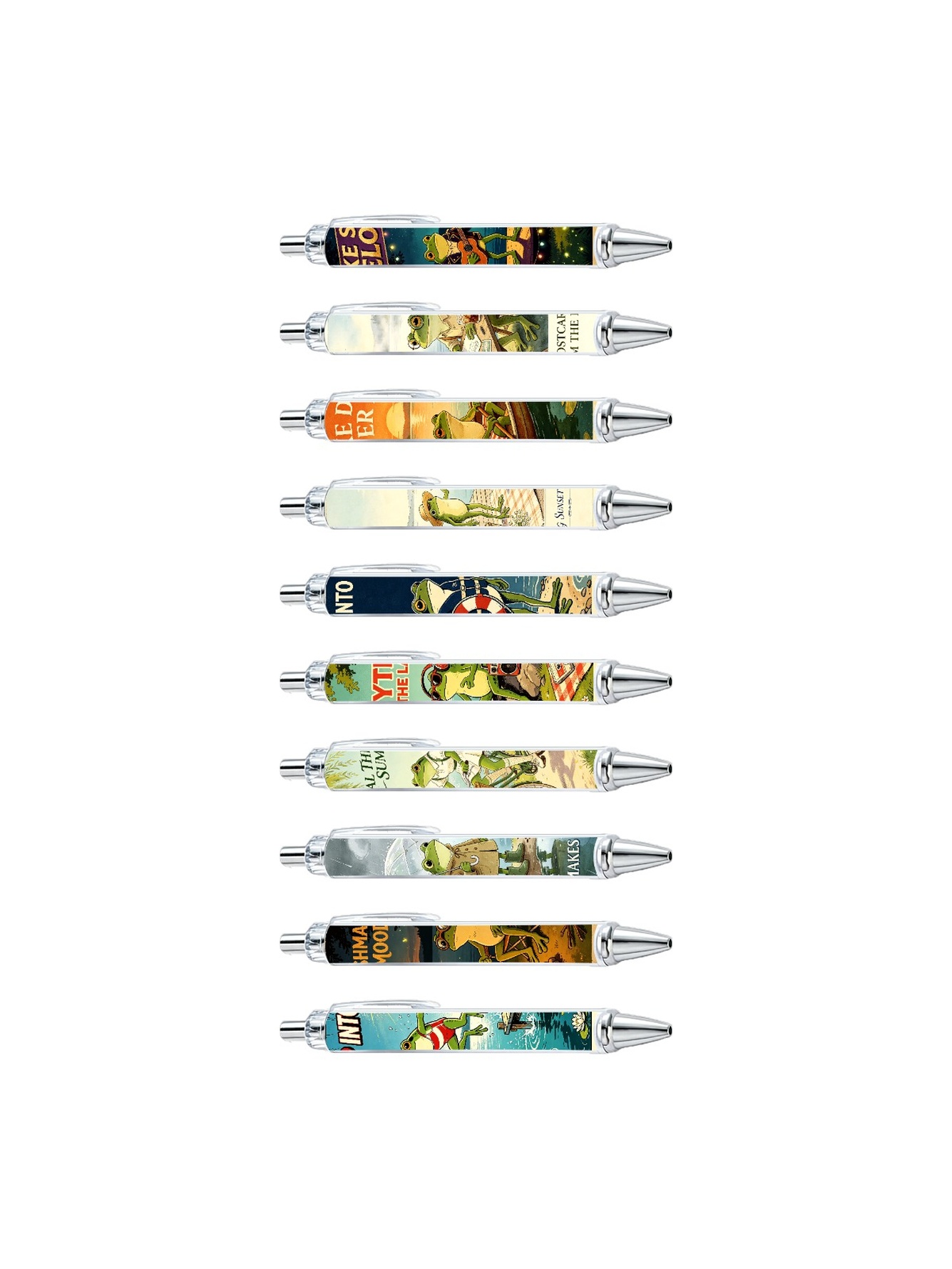 Frog Pond Gel Pens Black Ink - 10-Pack