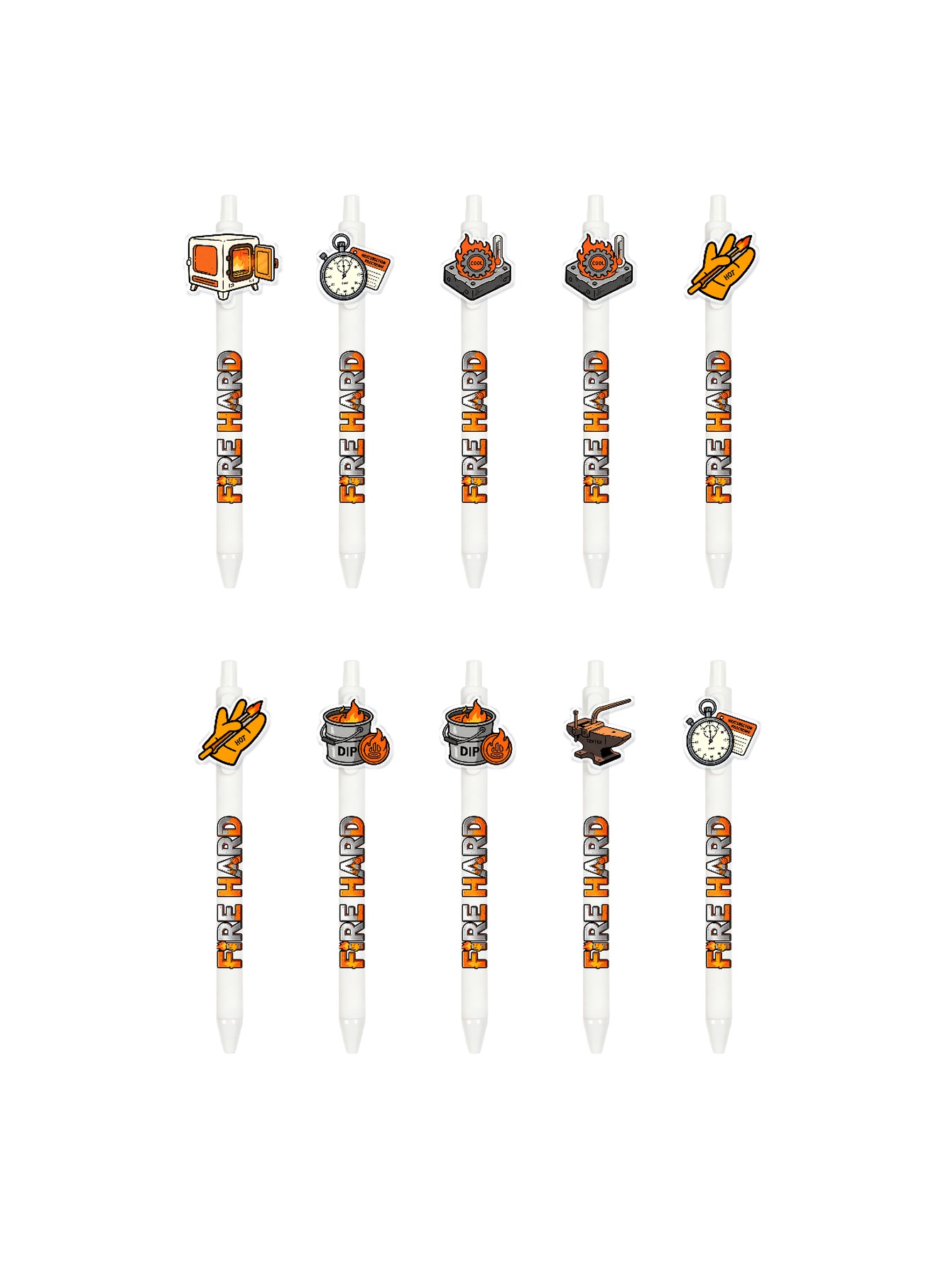 Heat Treat Pens - 10-Pack