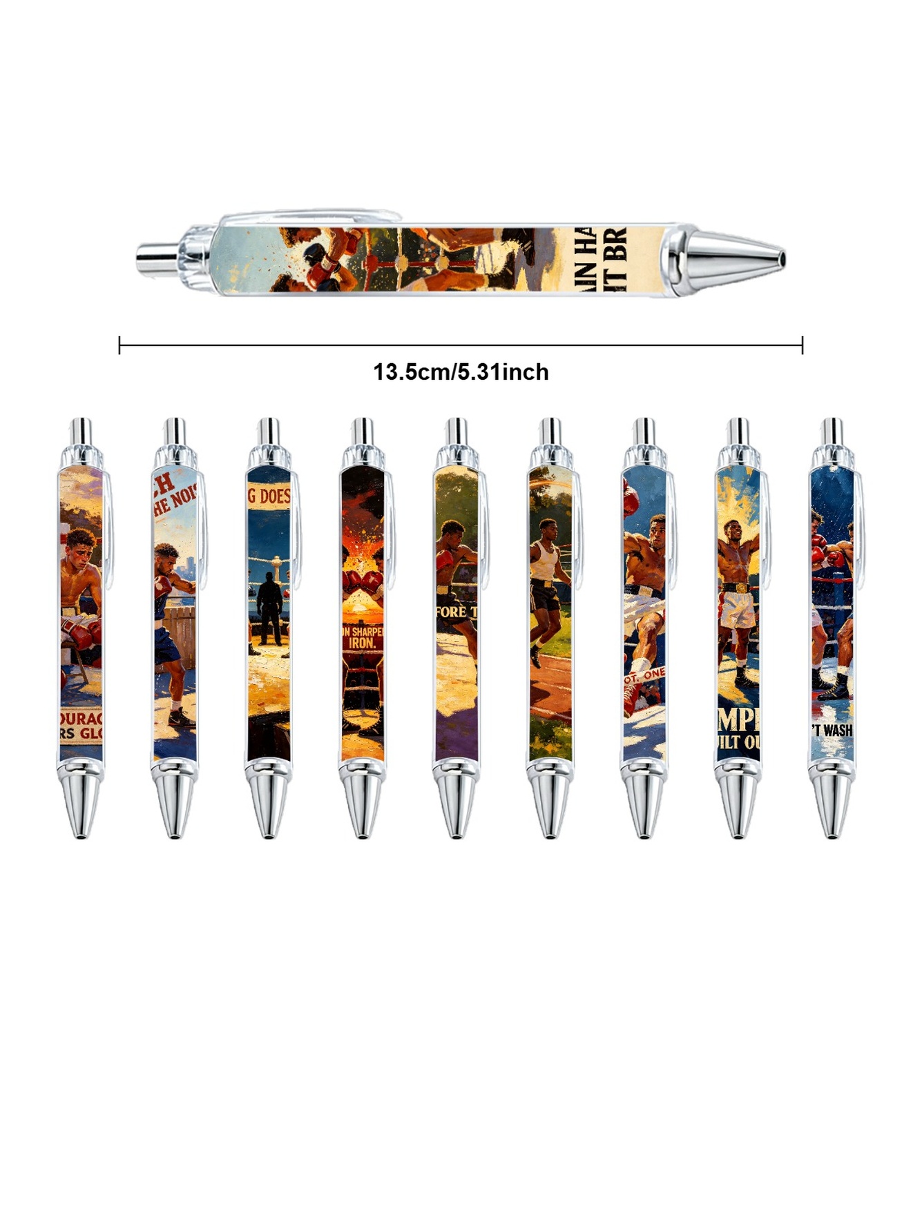 Boxing Ballpoint Pens - 10-Pack