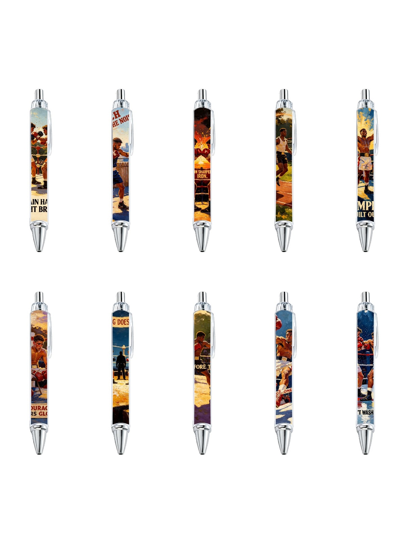 Boxing Ballpoint Pens - 10-Pack