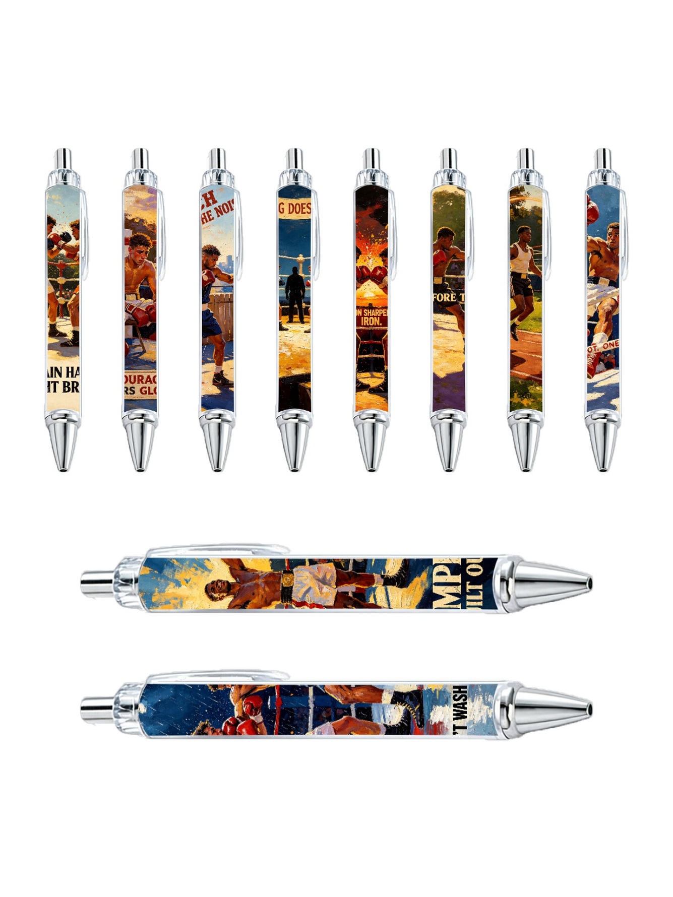 Boxing Ballpoint Pens - 10-Pack