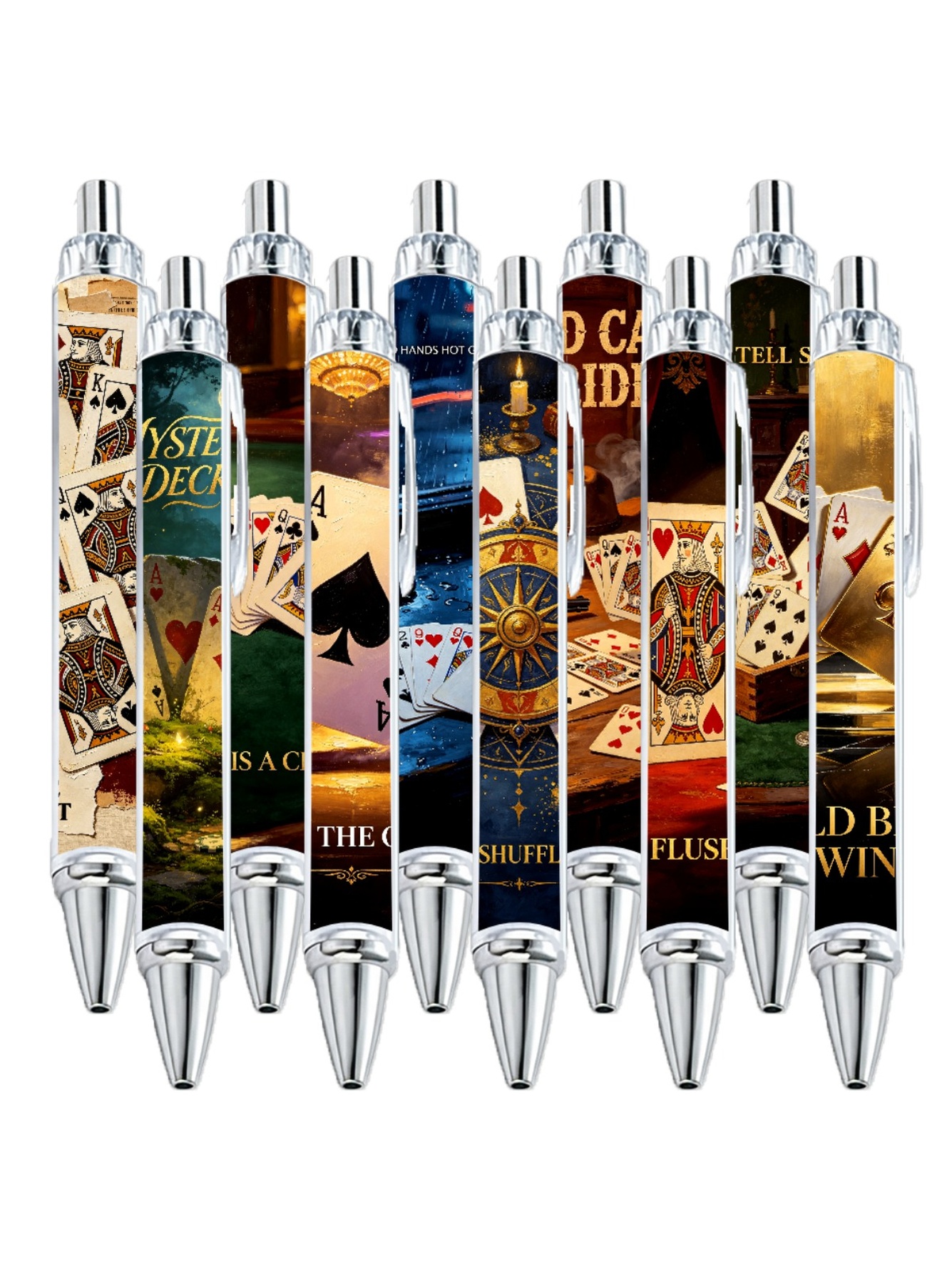 Multi Graphic Print Ballpoint Pens
