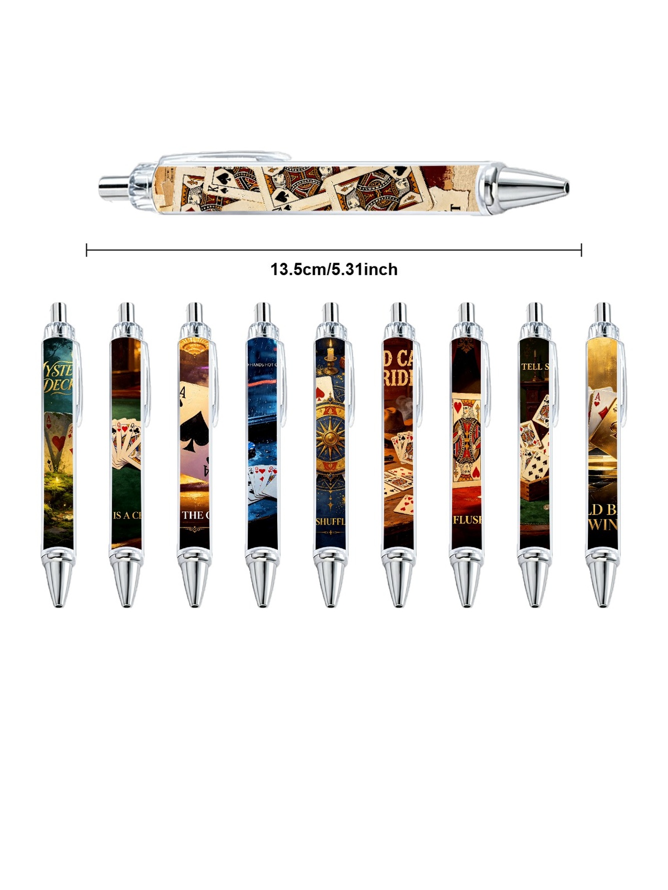 Multi Graphic Print Ballpoint Pens