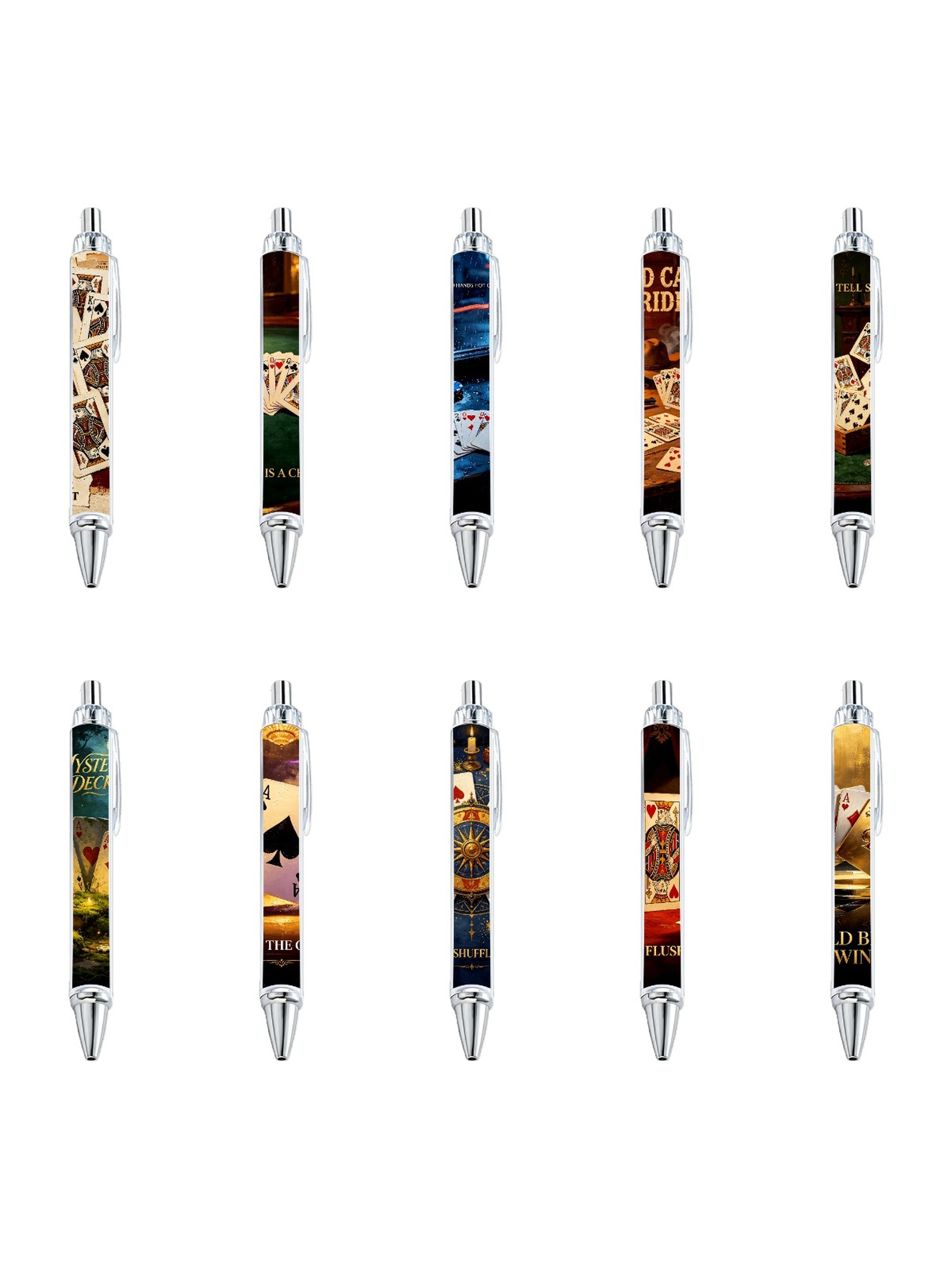 Multi Graphic Print Ballpoint Pens
