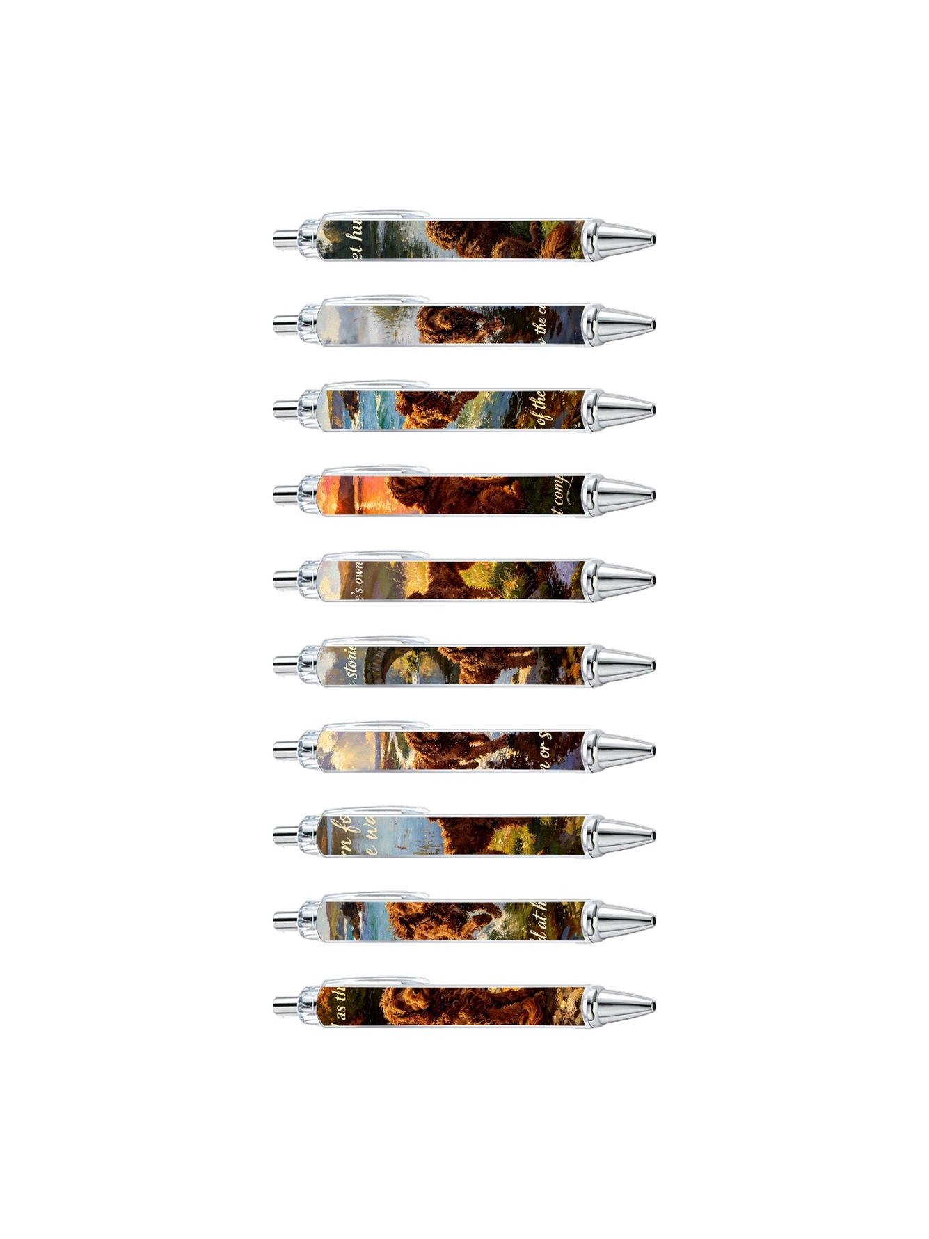 Multi Scenic Ballpoint Pens
