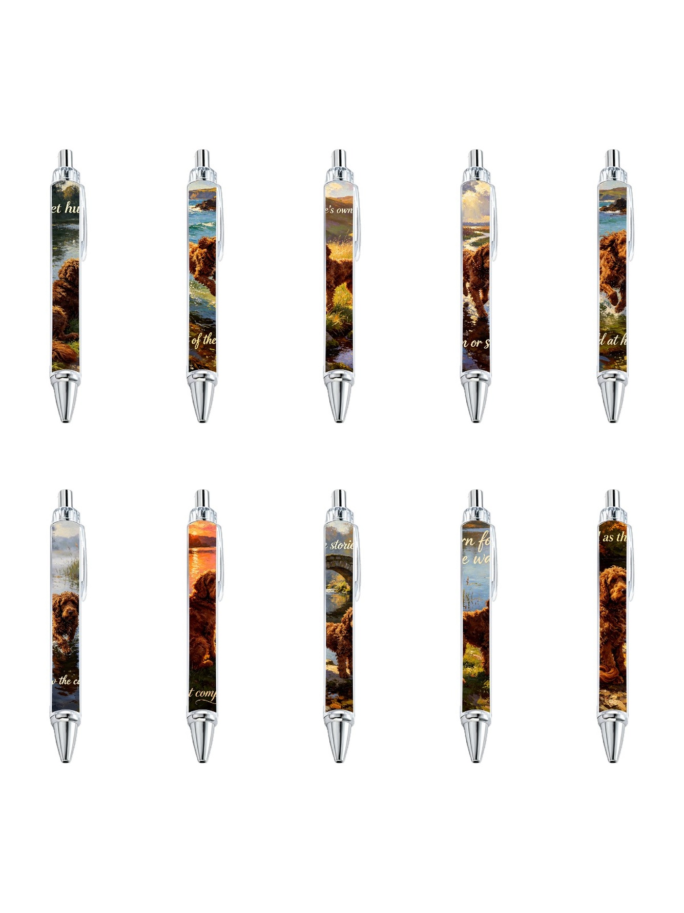Multi Scenic Ballpoint Pens