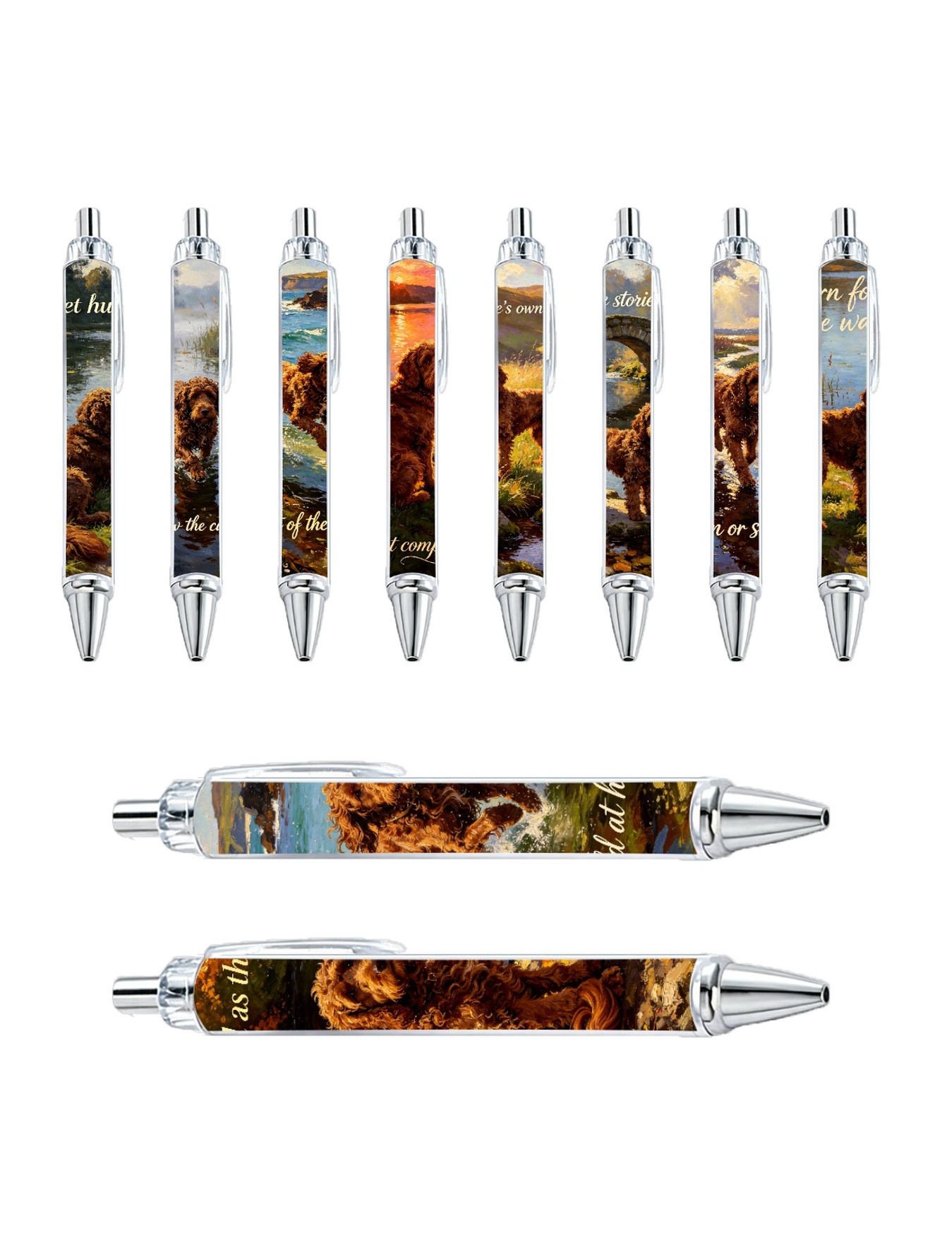 Multi Scenic Ballpoint Pens