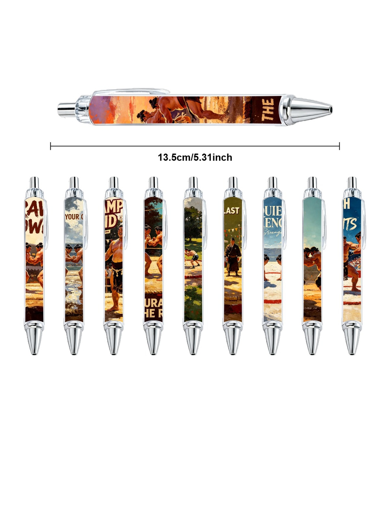 Multi Graphic Print Ballpoint Pens