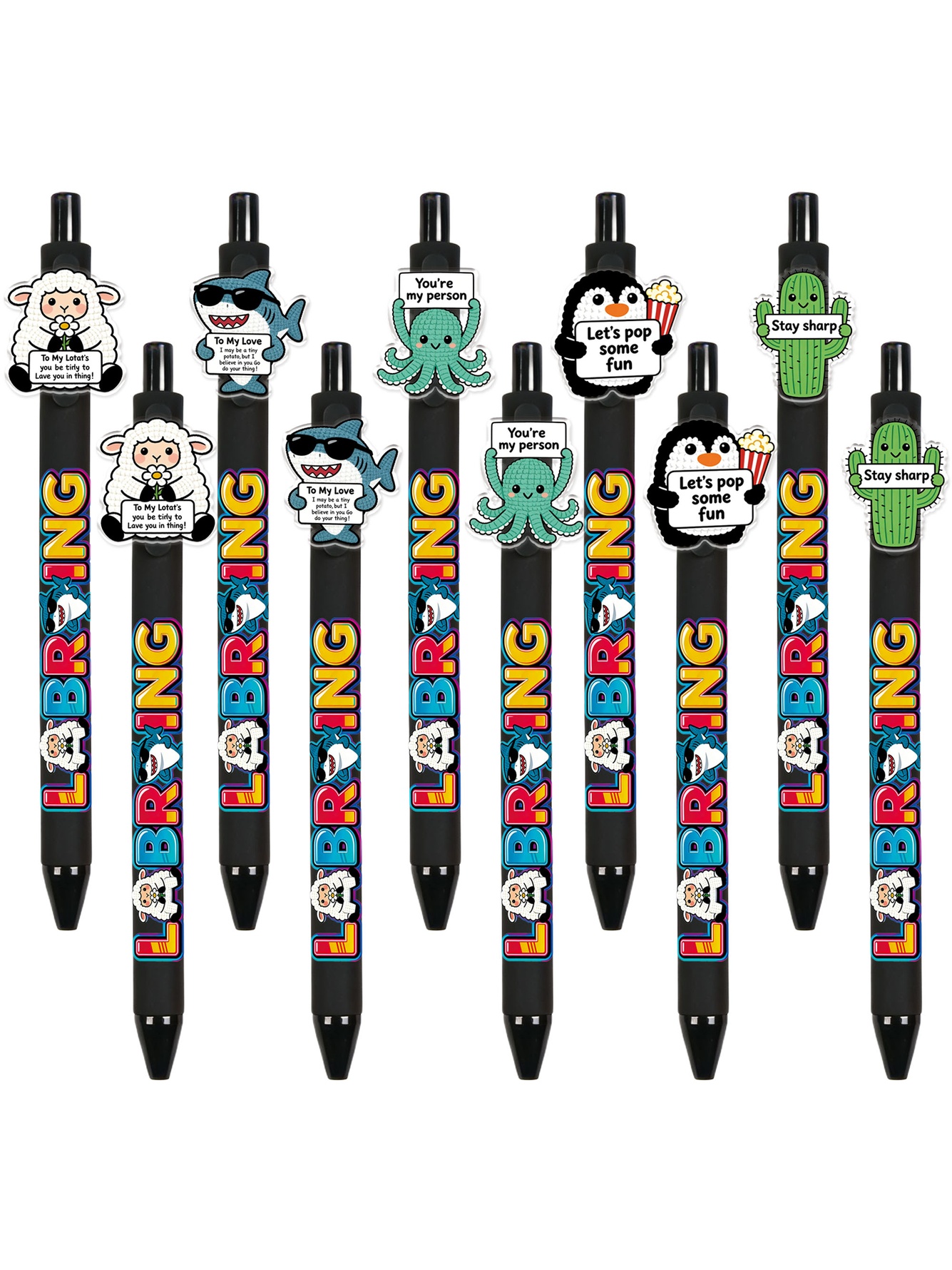 Multi Graphic Ballpoint Pens
