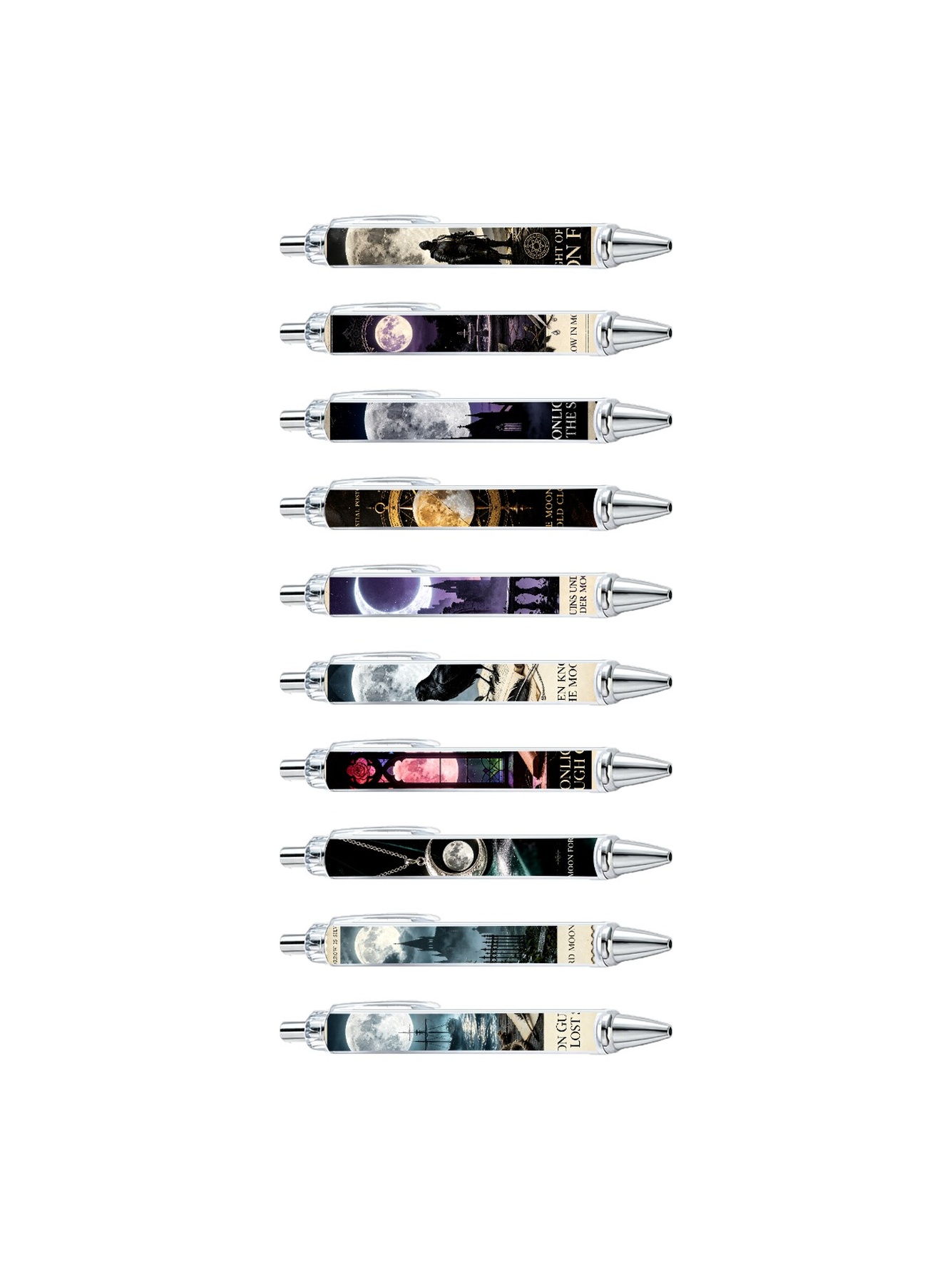 Moon Gel Pens - 10-Pack