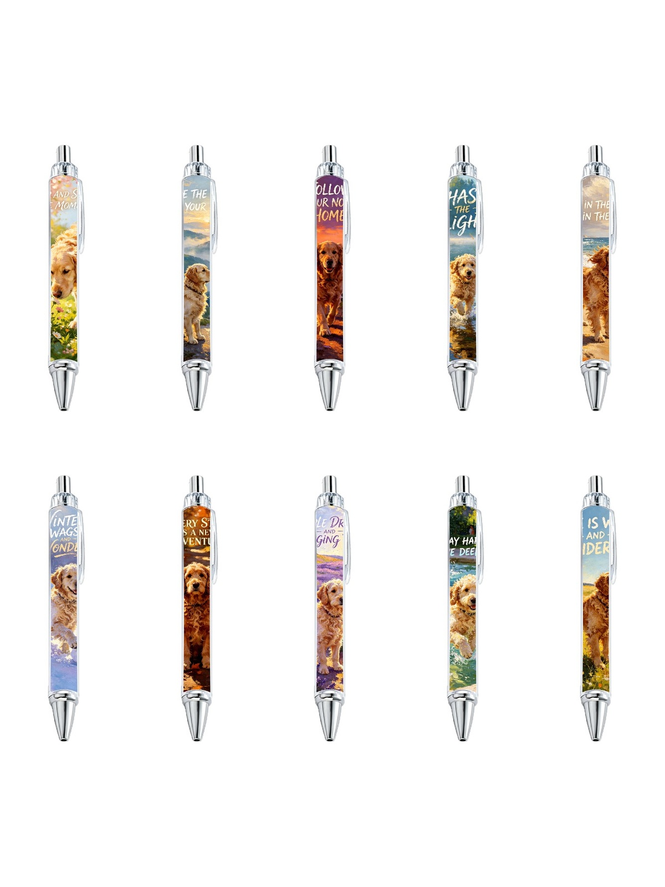 Dog Friend Ballpoint Pens - 10-Pack
