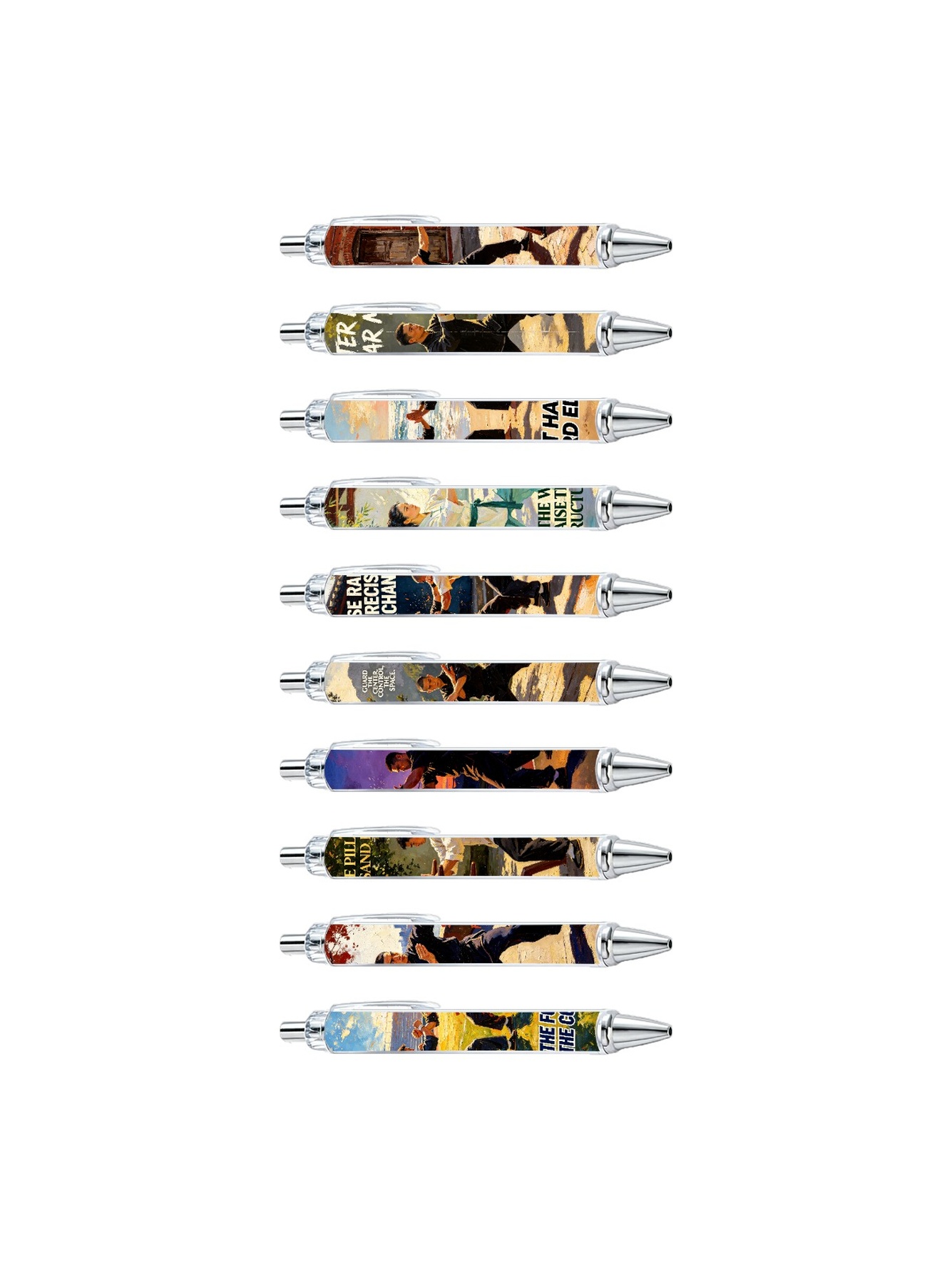 Kung Fu Ballpoint Pens - 10-Pack