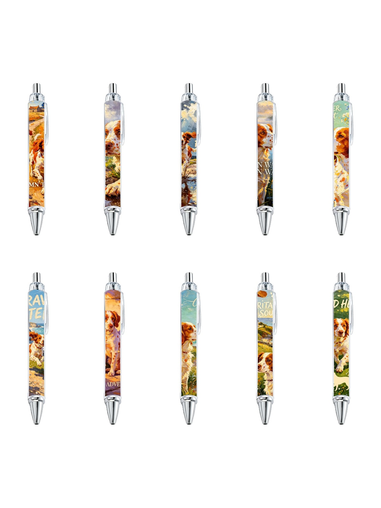 Dog Adventure Ballpoint Pens - 10-Pack