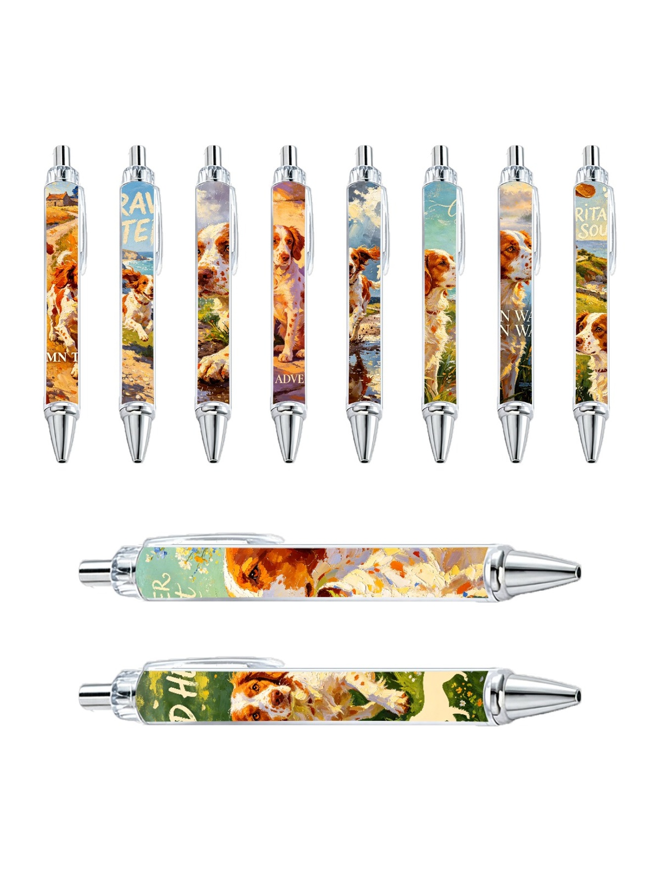Dog Adventure Ballpoint Pens - 10-Pack