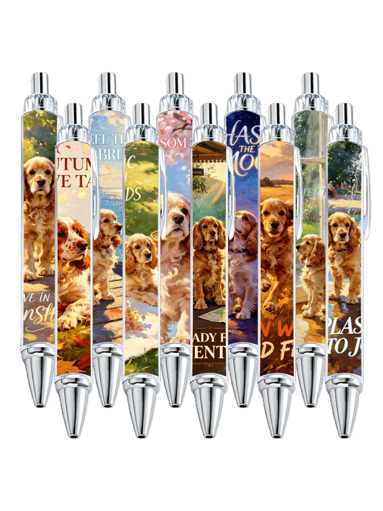 Cocker Spaniel Pens - 10-Pack