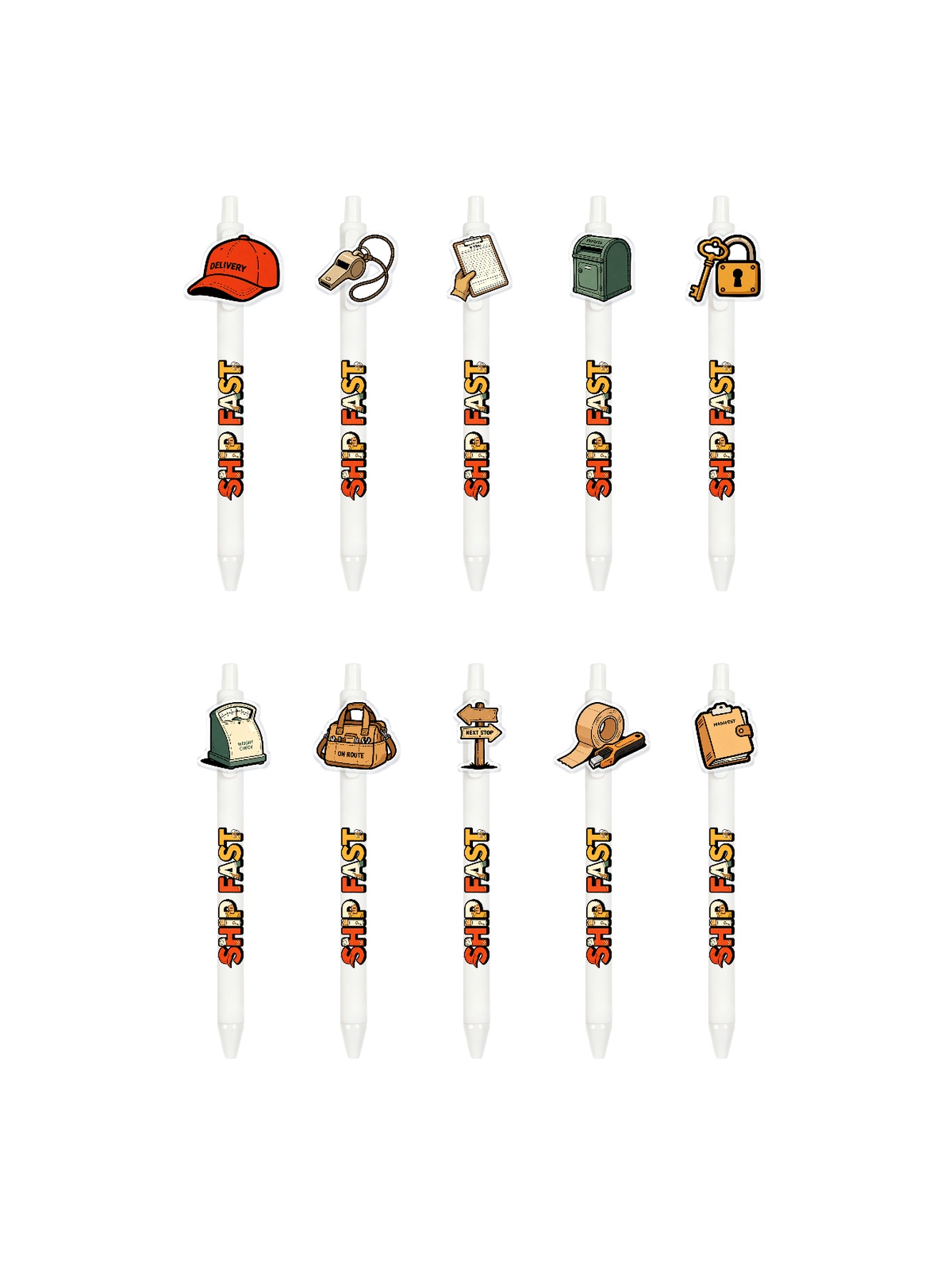 Logistics Pens - 10-Pack