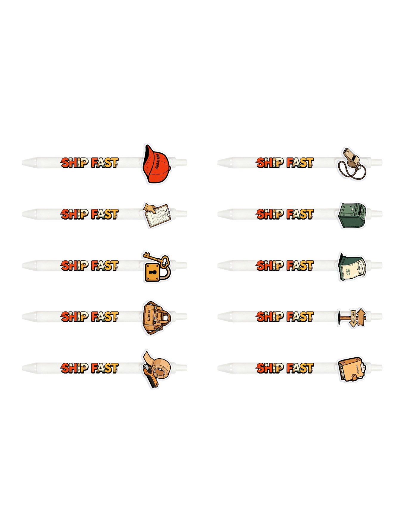 Logistics Pens - 10-Pack
