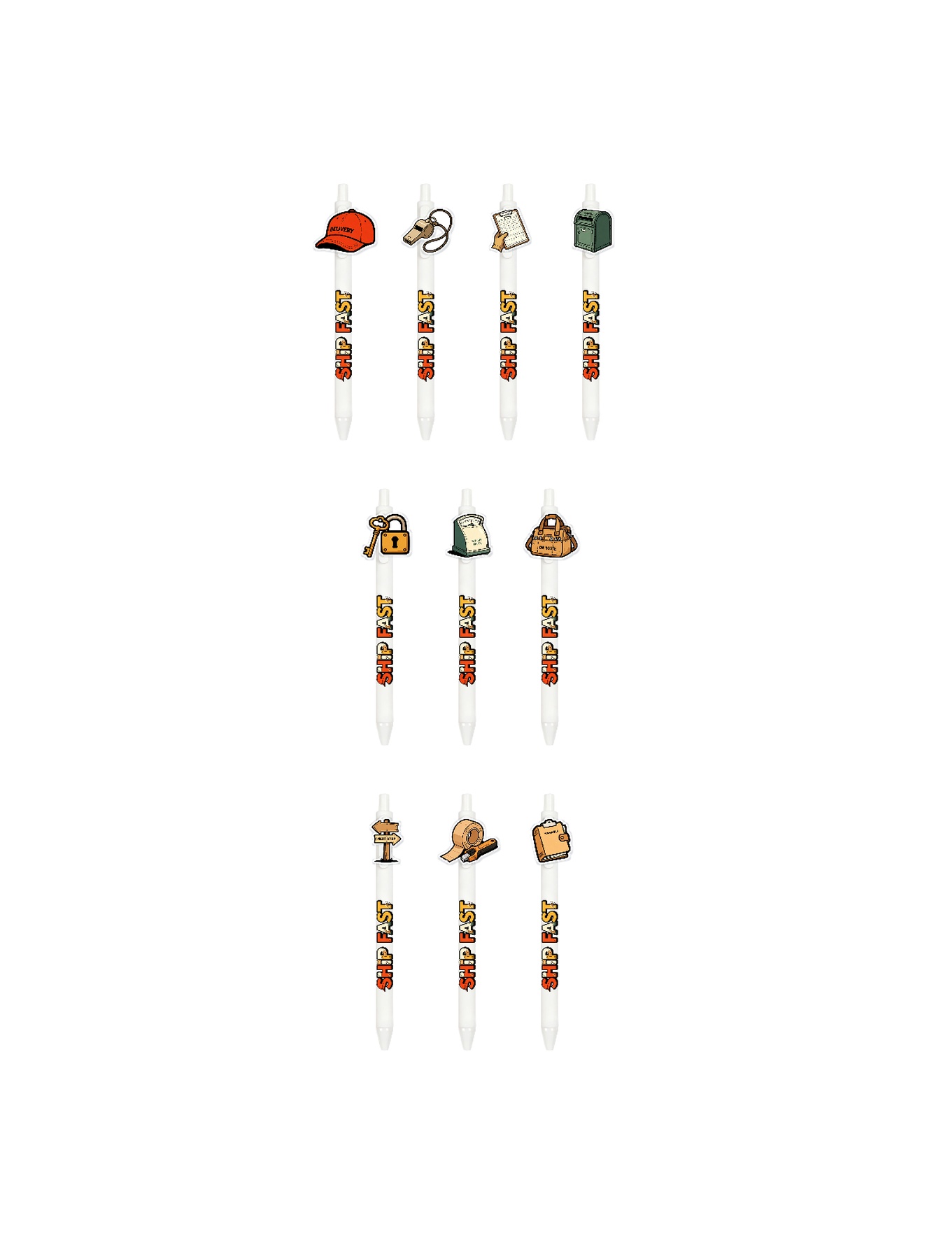 Logistics Pens - 10-Pack