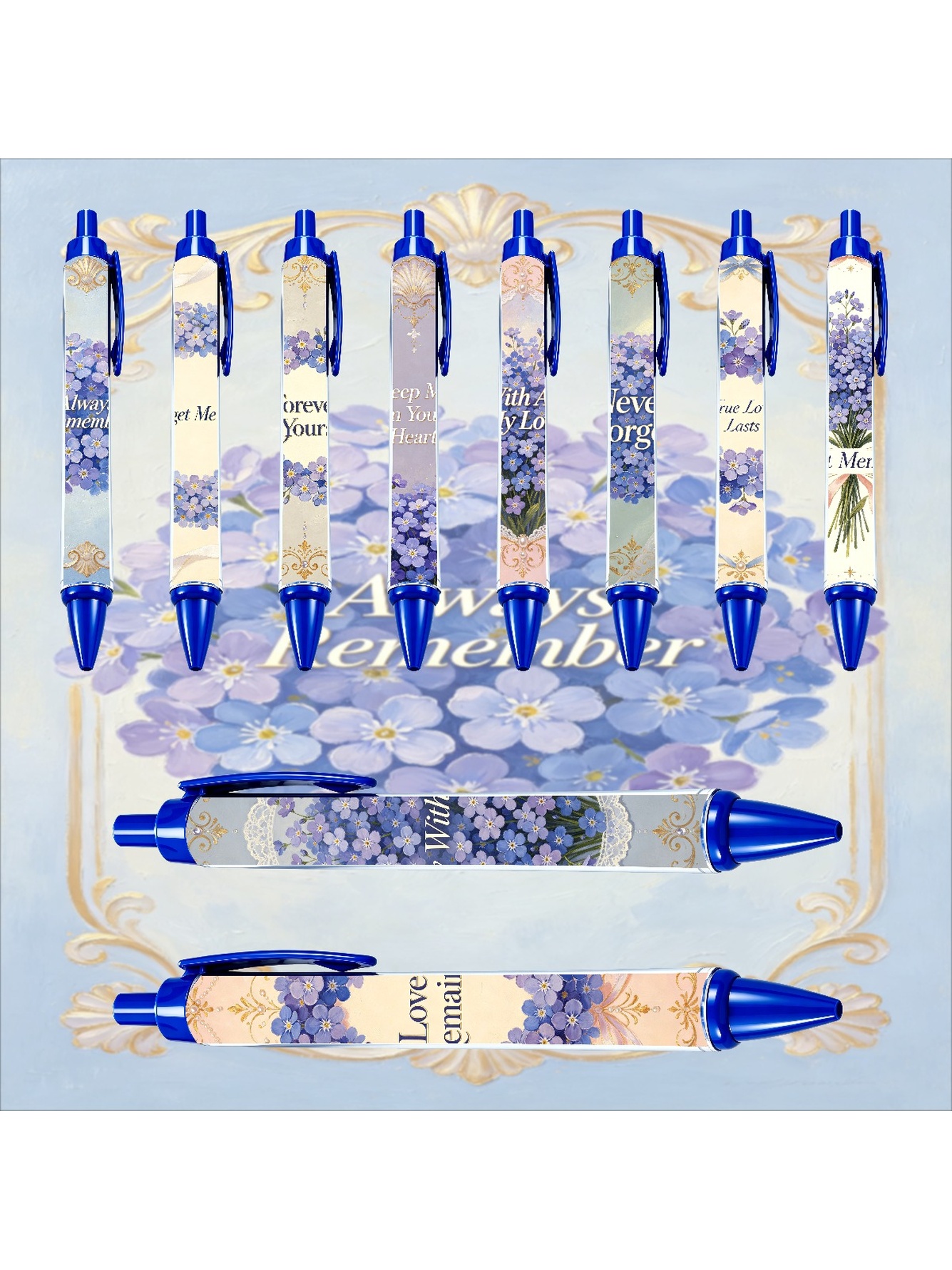 Cornflower Pen - 10-Pack