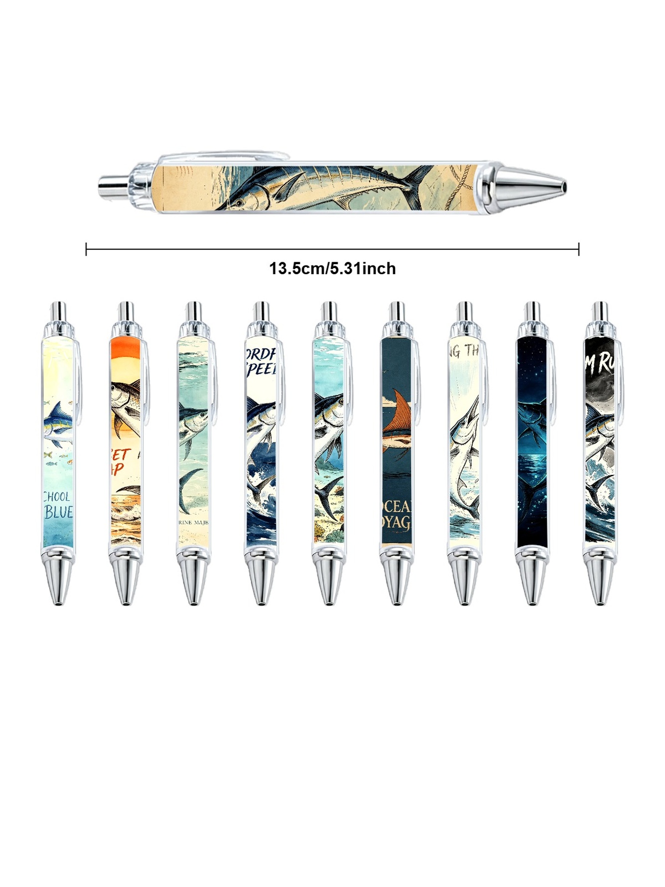 Swordfish Gel Pens, Black Ink - 10-Pack