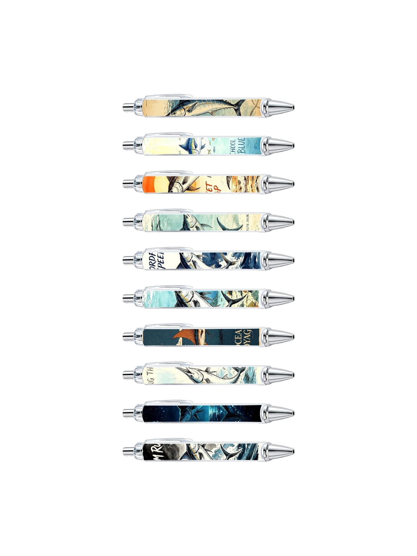 Swordfish Gel Pens, Black Ink - 10-Pack