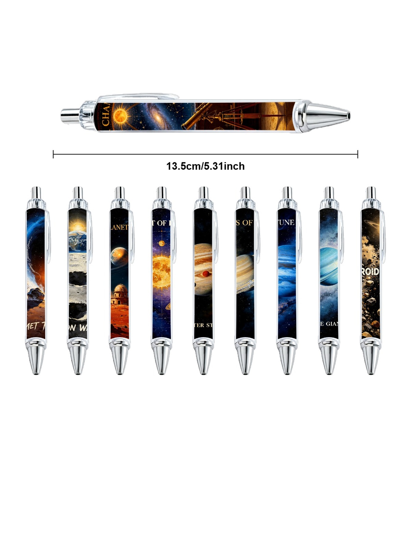 Solar System Starry Gel Pens - 10-Pack