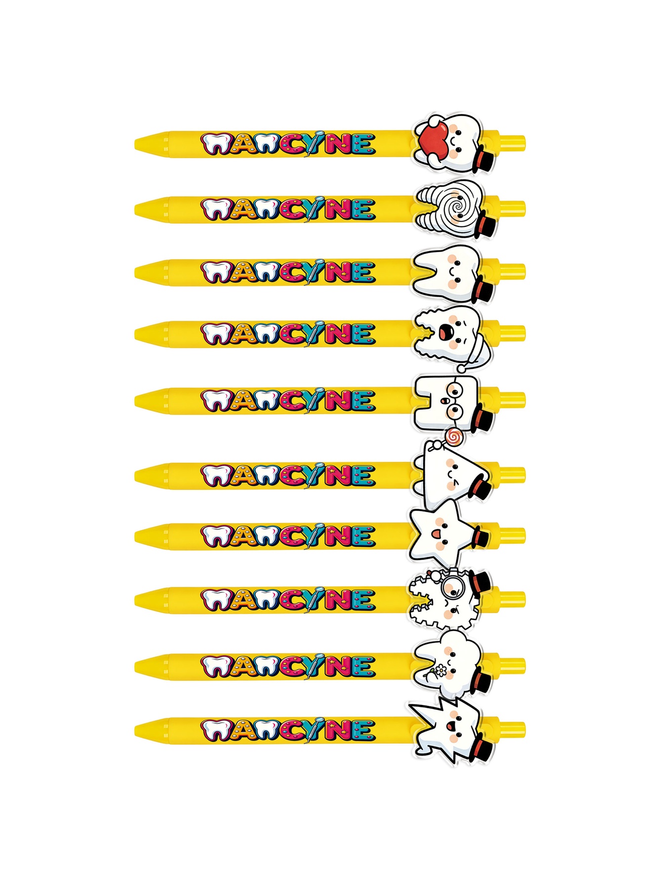 World Tooth Care Day Element Ballpoint Pens - 10-Pack
