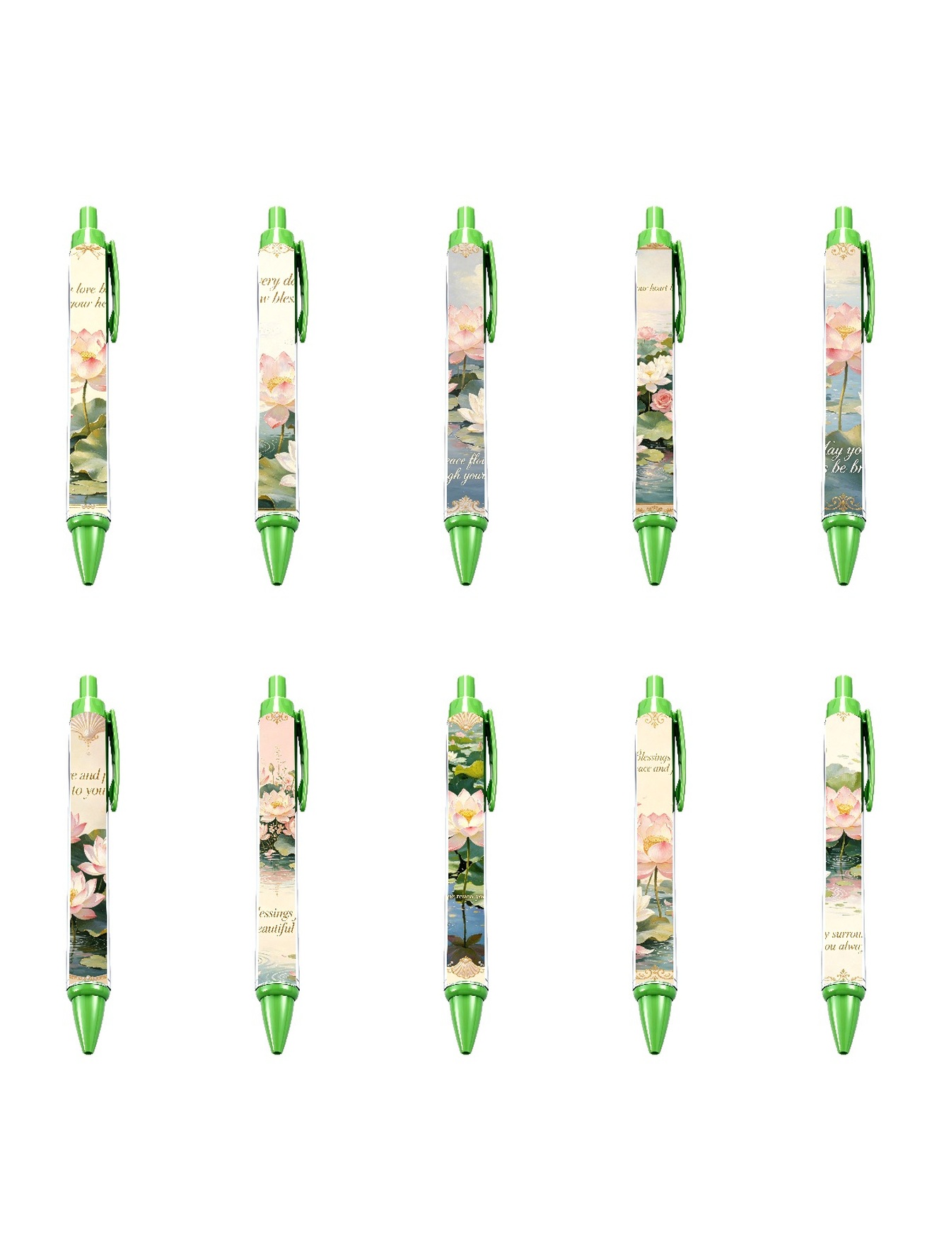 Lily Of The Valley Retractable Pen - 10-Pack